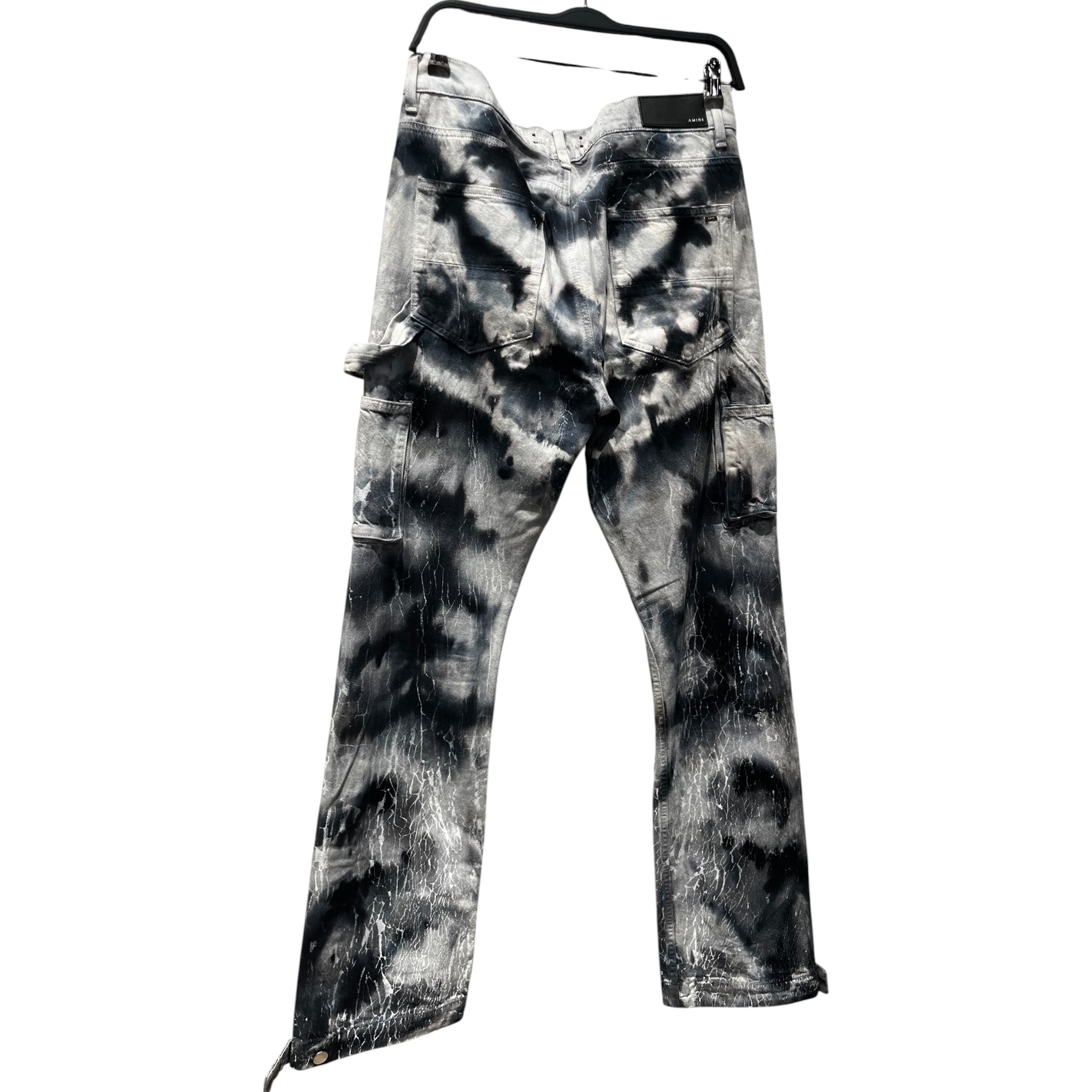 AMIRI/Pants/30/Cotton/MLT/All Over Print/Lightning Double Knees view 2