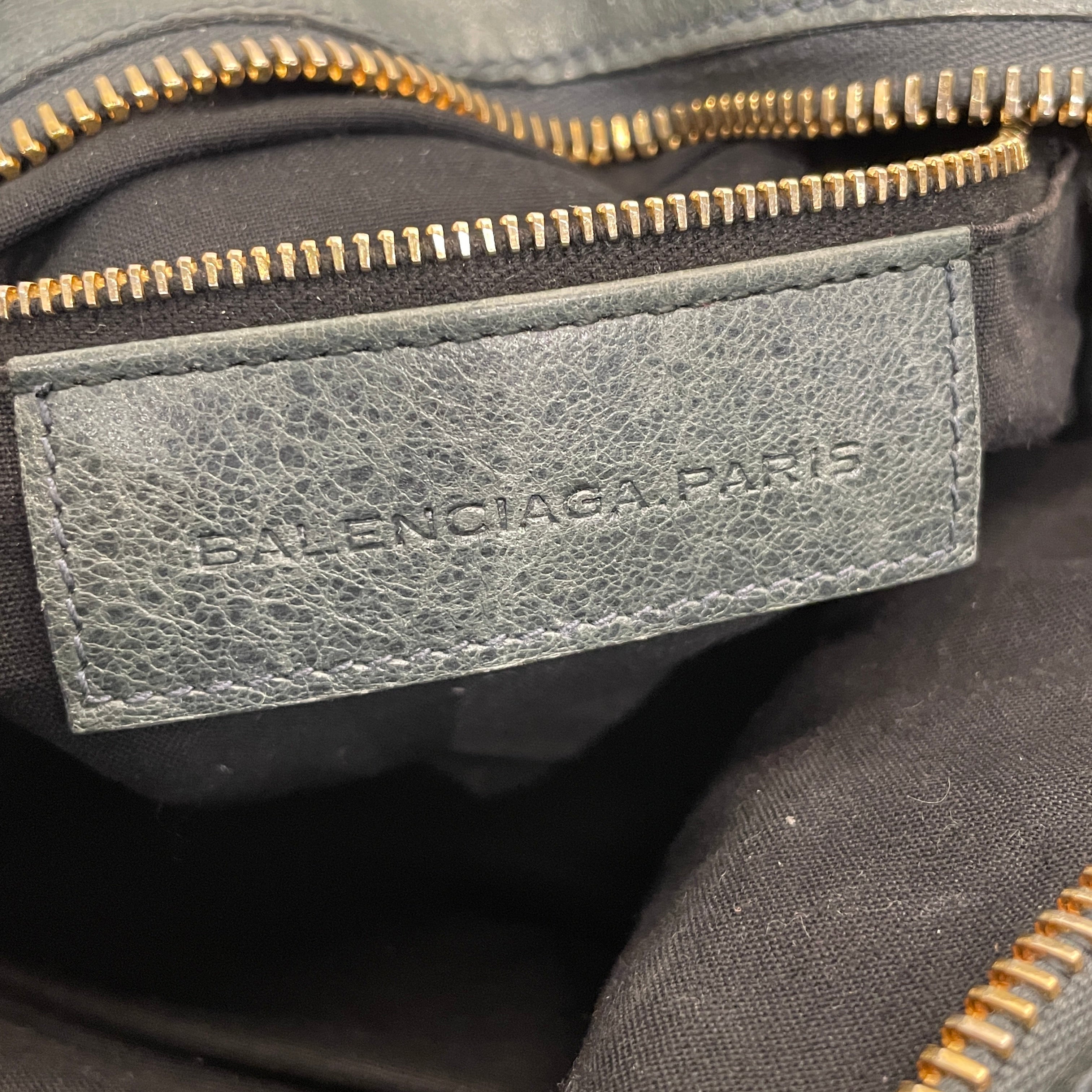 BALENCIAGA/Tote Bag/Leather/GRN/Giant 21 Gold view 5
