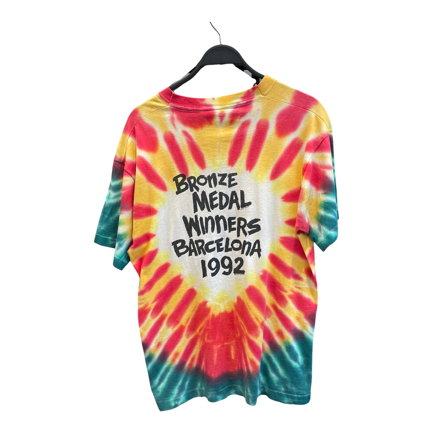 Vintage/T-Shirt/L/Cotton/MLT/All Over Print/LITHUANIA BASKETBALL view 2