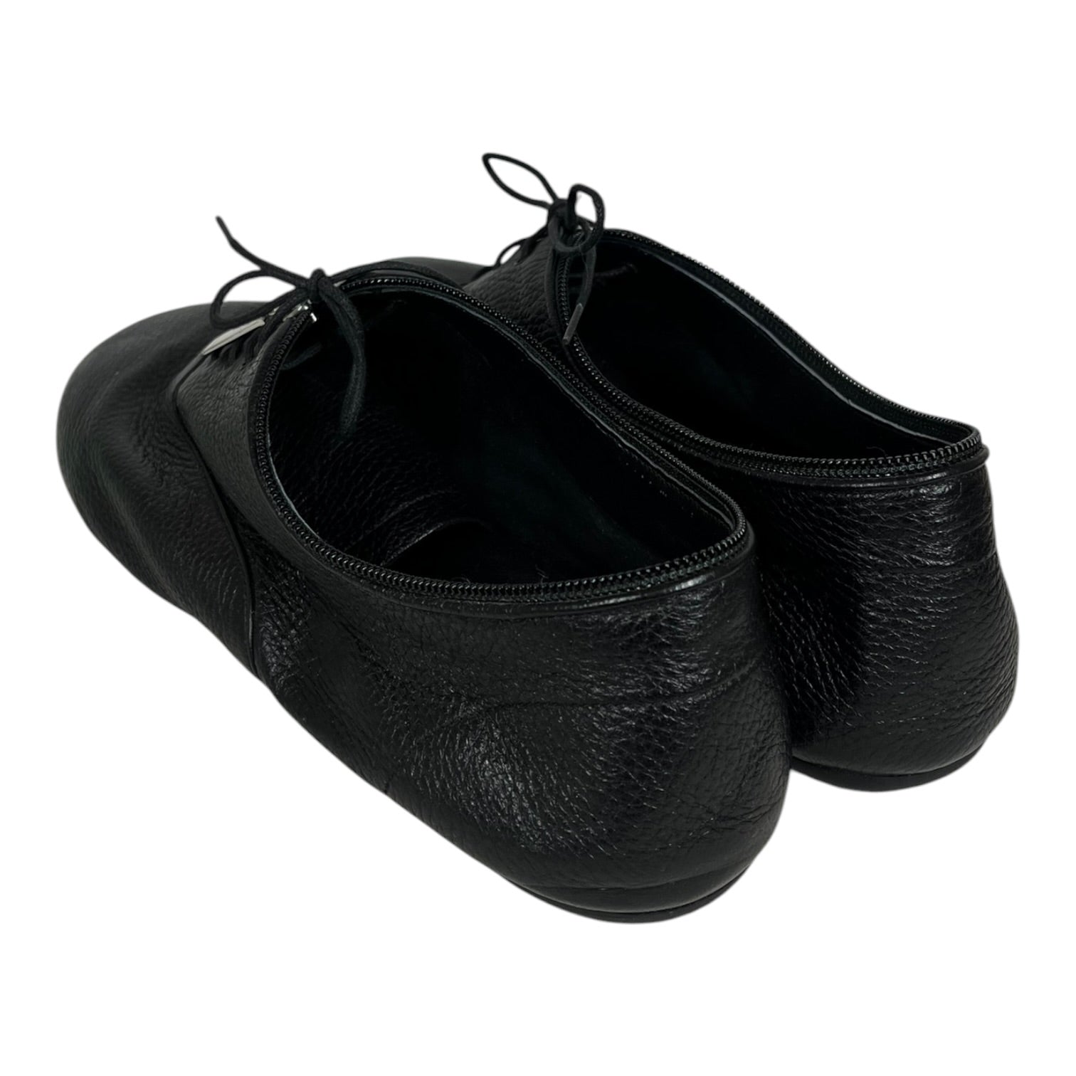 SAINT LAURENT/Shoes/EU 45/Leather/BLK/PEBBLED JAZZ SHOE W/ZIPPER view 2