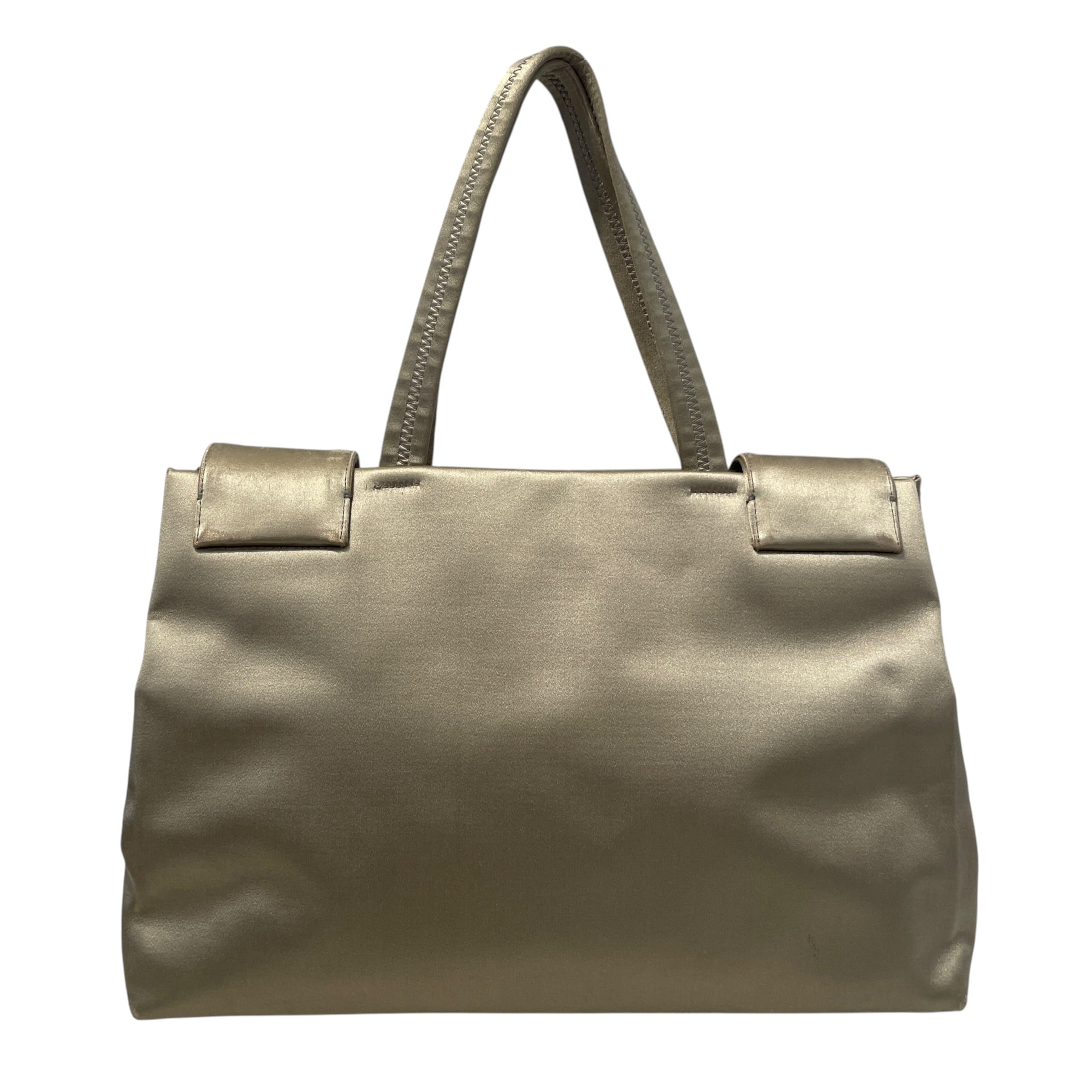 PRADA/Tote Bag/Cotton/BEG/Triangle City Tote view 2