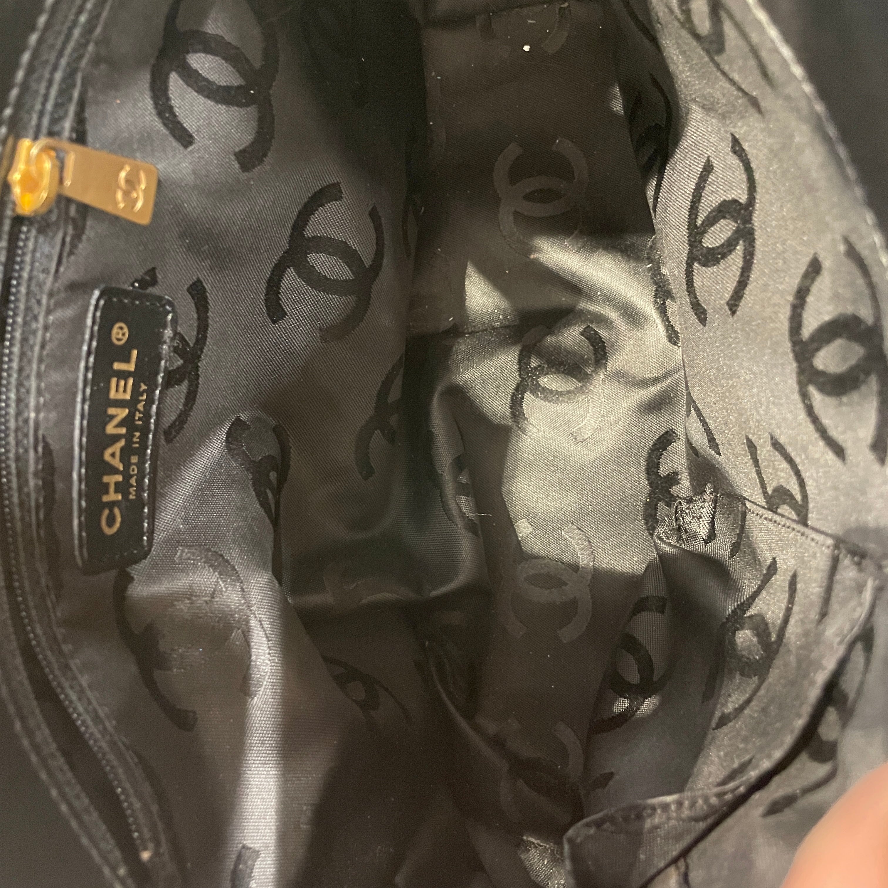 CHANEL/Hand Bag/Lambskin/BLK/quilted cc shoulder/cxmvq87 view 5