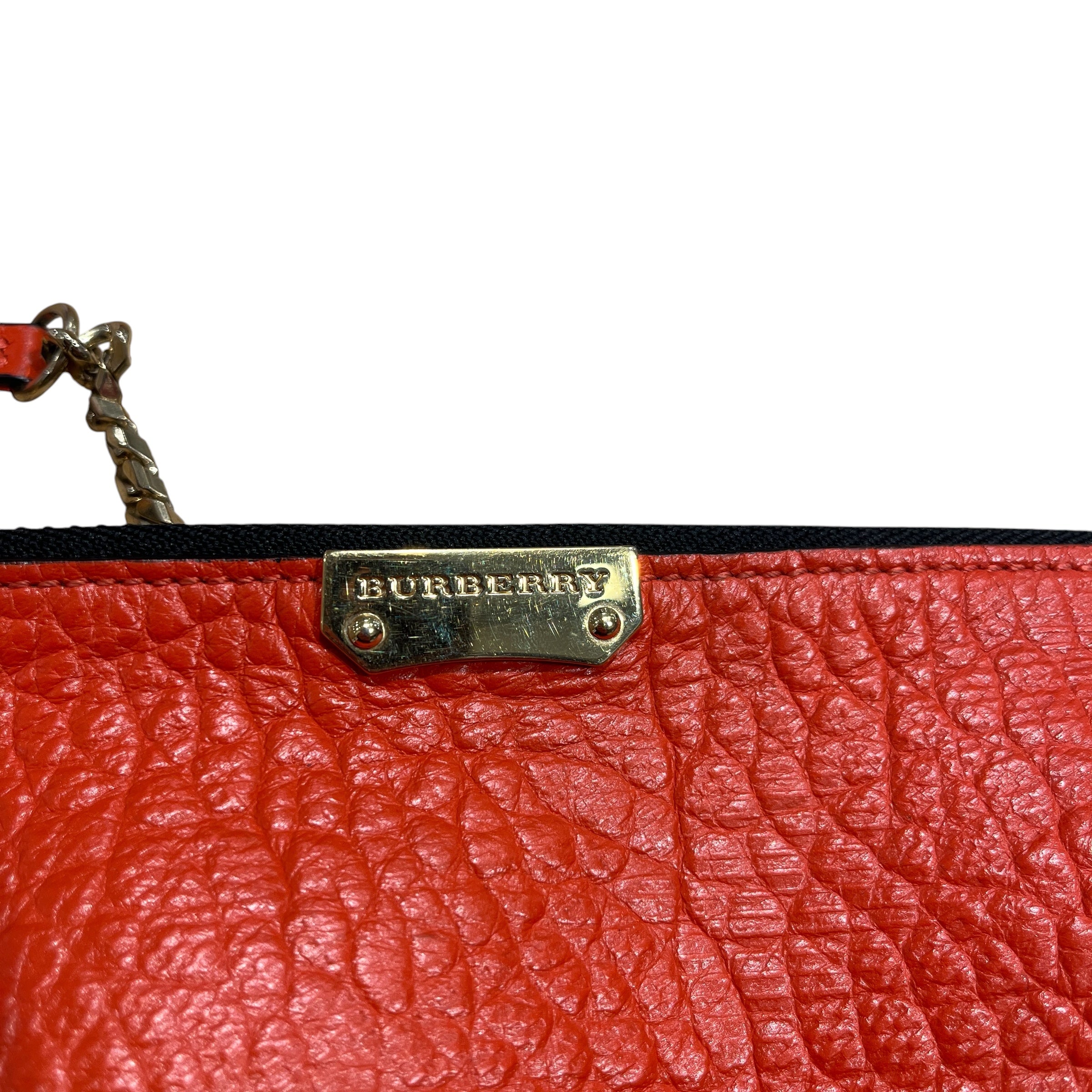 BURBERRY/Cross Body Bag/S/Leather/ORN/PEYTON GRAINED LEATHER view 5