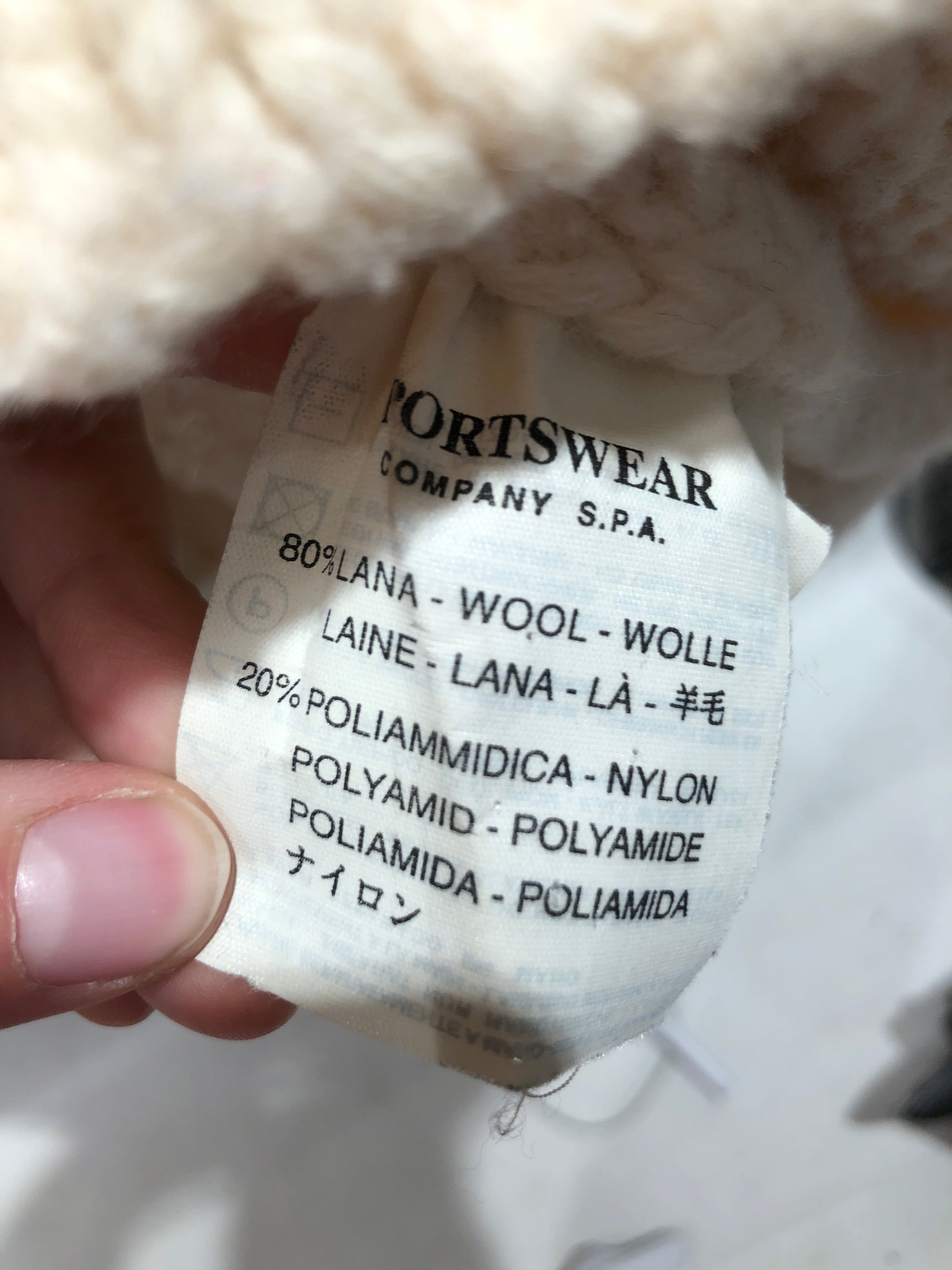 STONE ISLAND/Heavy Sweater/XXL/Wool/WHT/ view 5