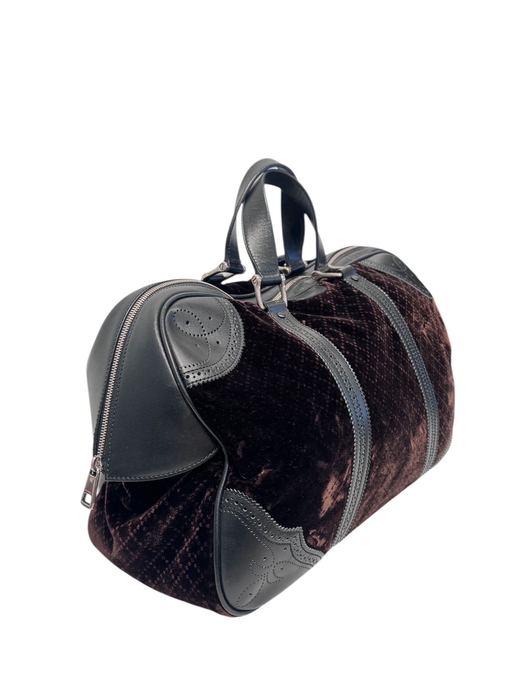 GUCCI/Tote Bag/MLT/gucci velvet helmut duffel bag view 6