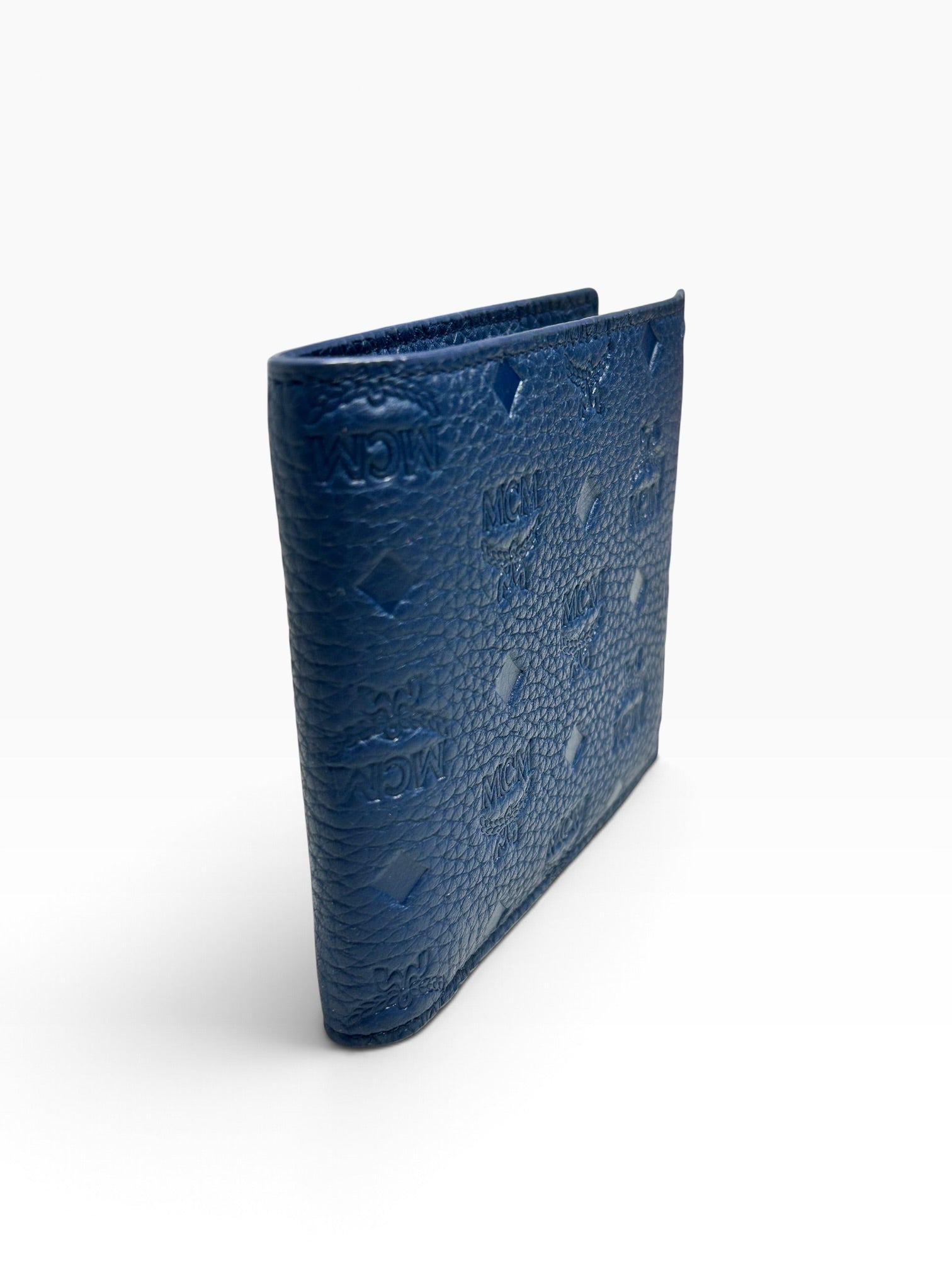 MCM/Bifold Wallet/Monogram/Leather/NVY/M's/MINI LOGO ALL OVER view 6