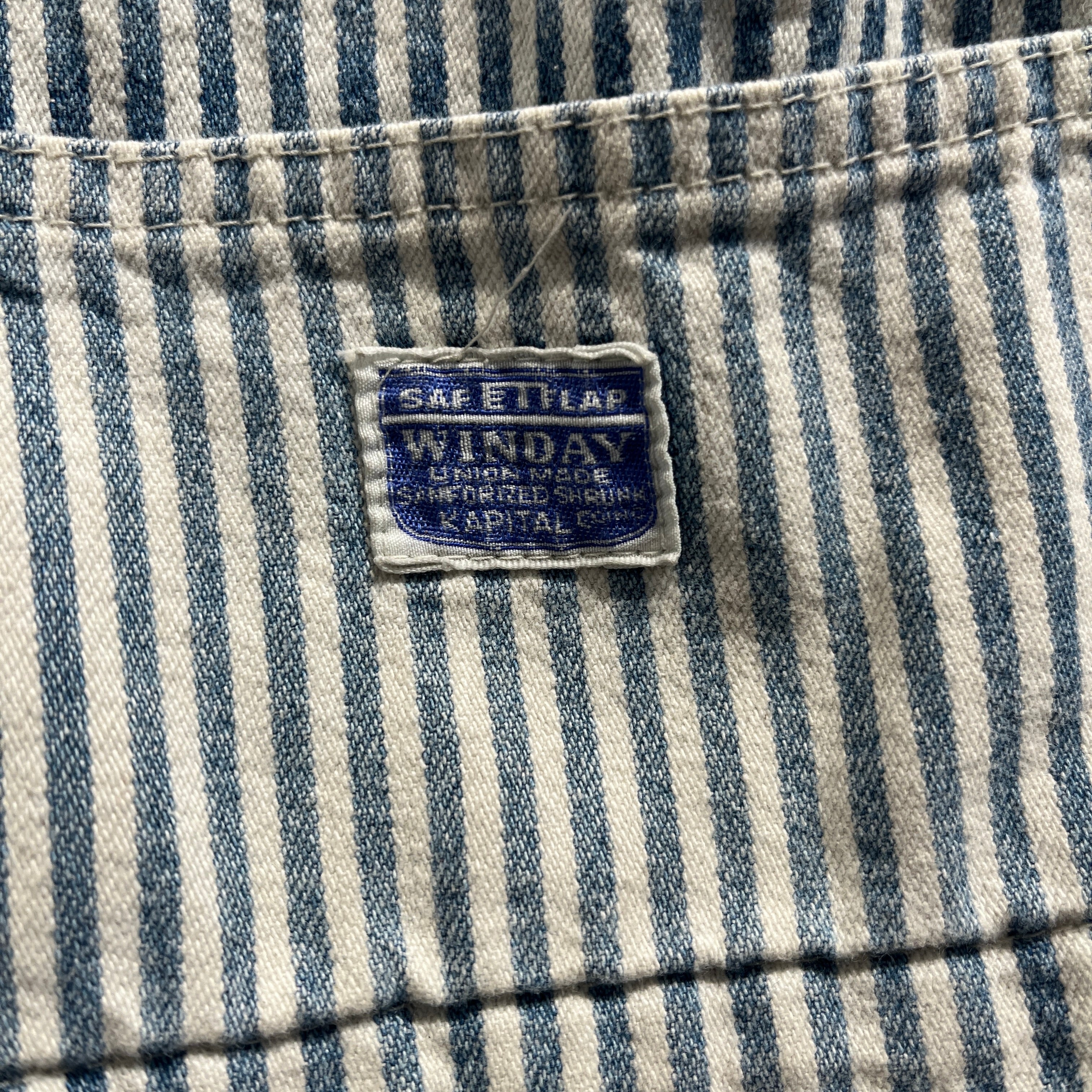 KAPITAL/Shorts/3/Cotton/WHT/Stripe/Hickory Stripe Easy Shorts view 3