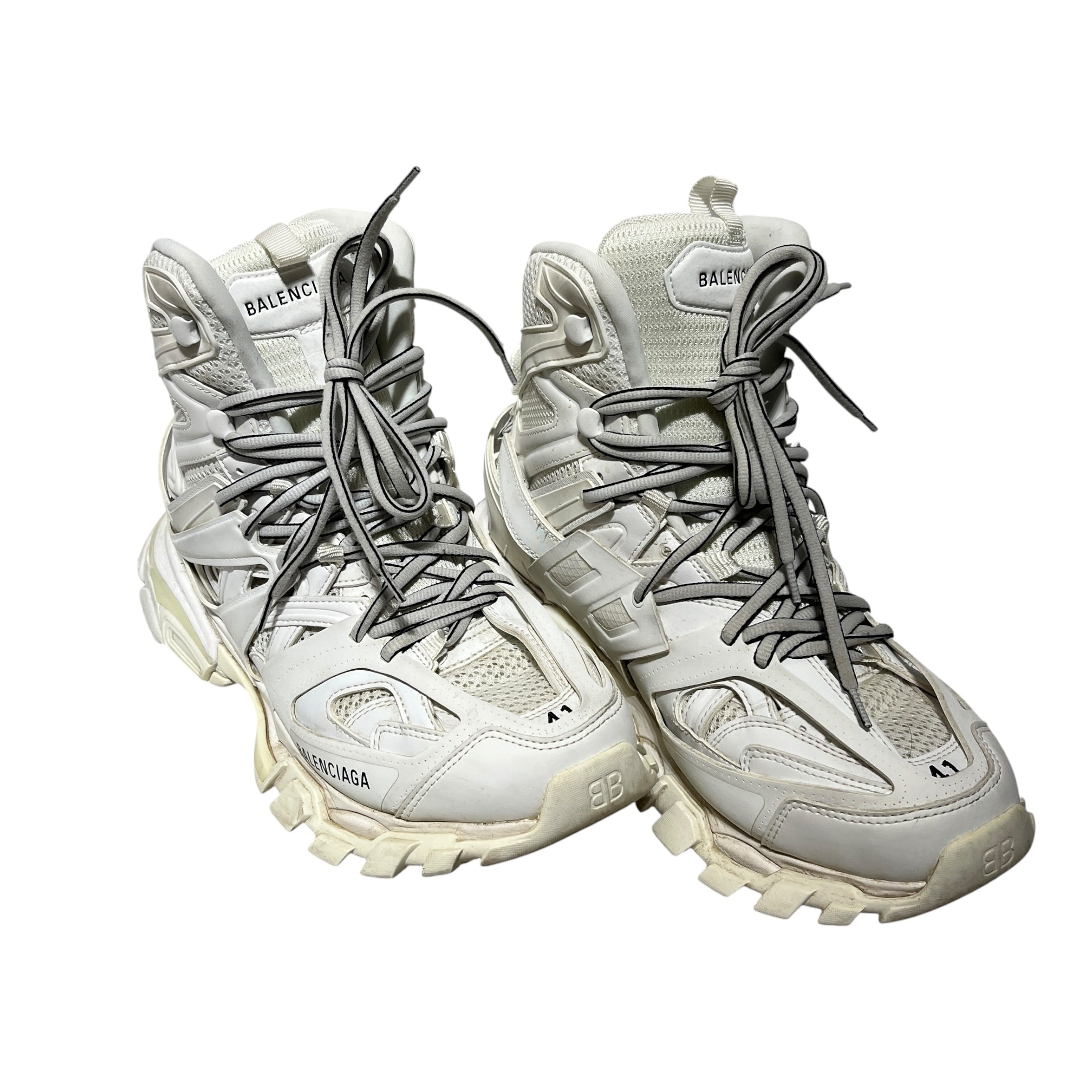 BALENCIAGA/Hi-Sneakers/EU 41/WHT/TRACK HIKE STYLE view 1