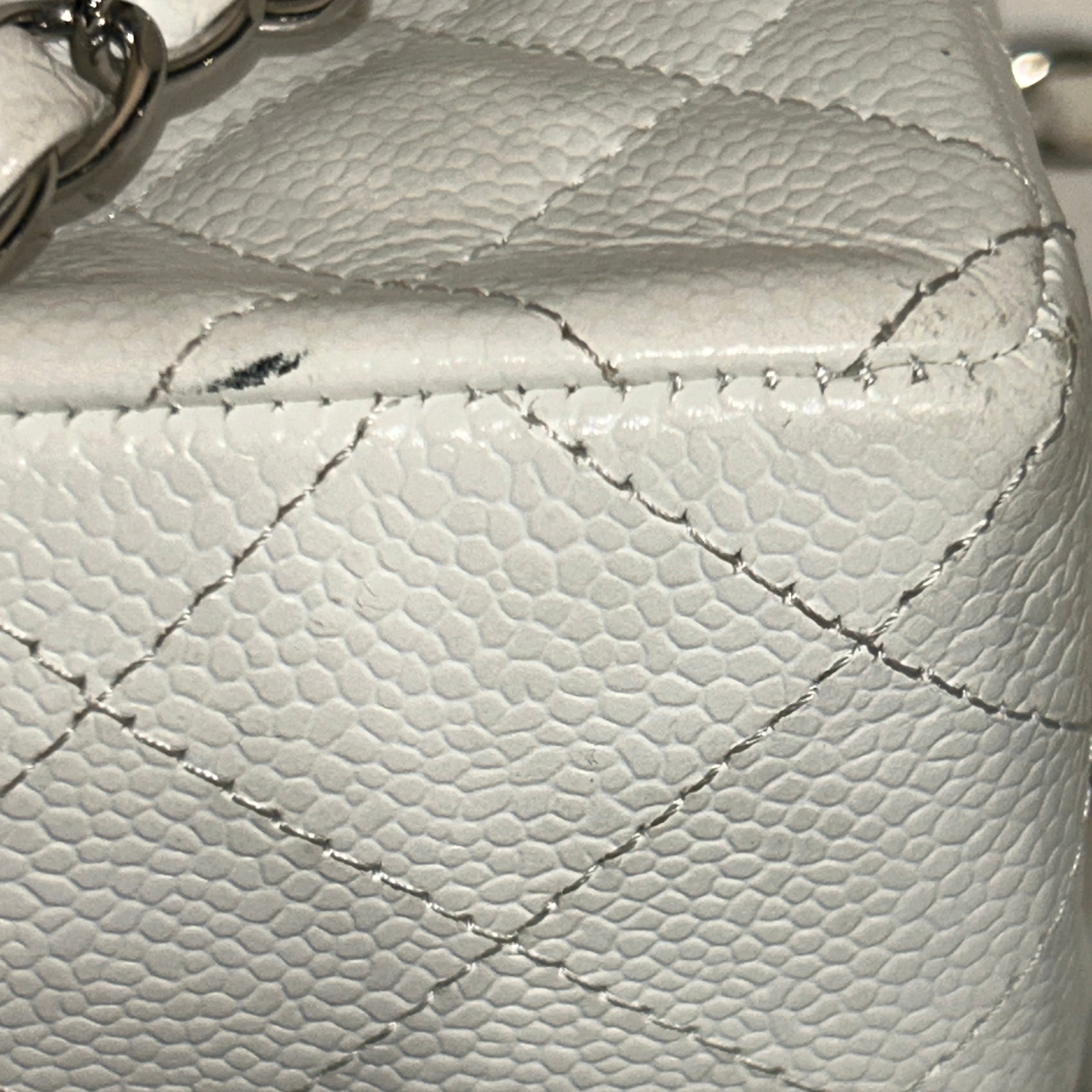CHANEL/Bag/WHT/Mini Caviar Flap view 13