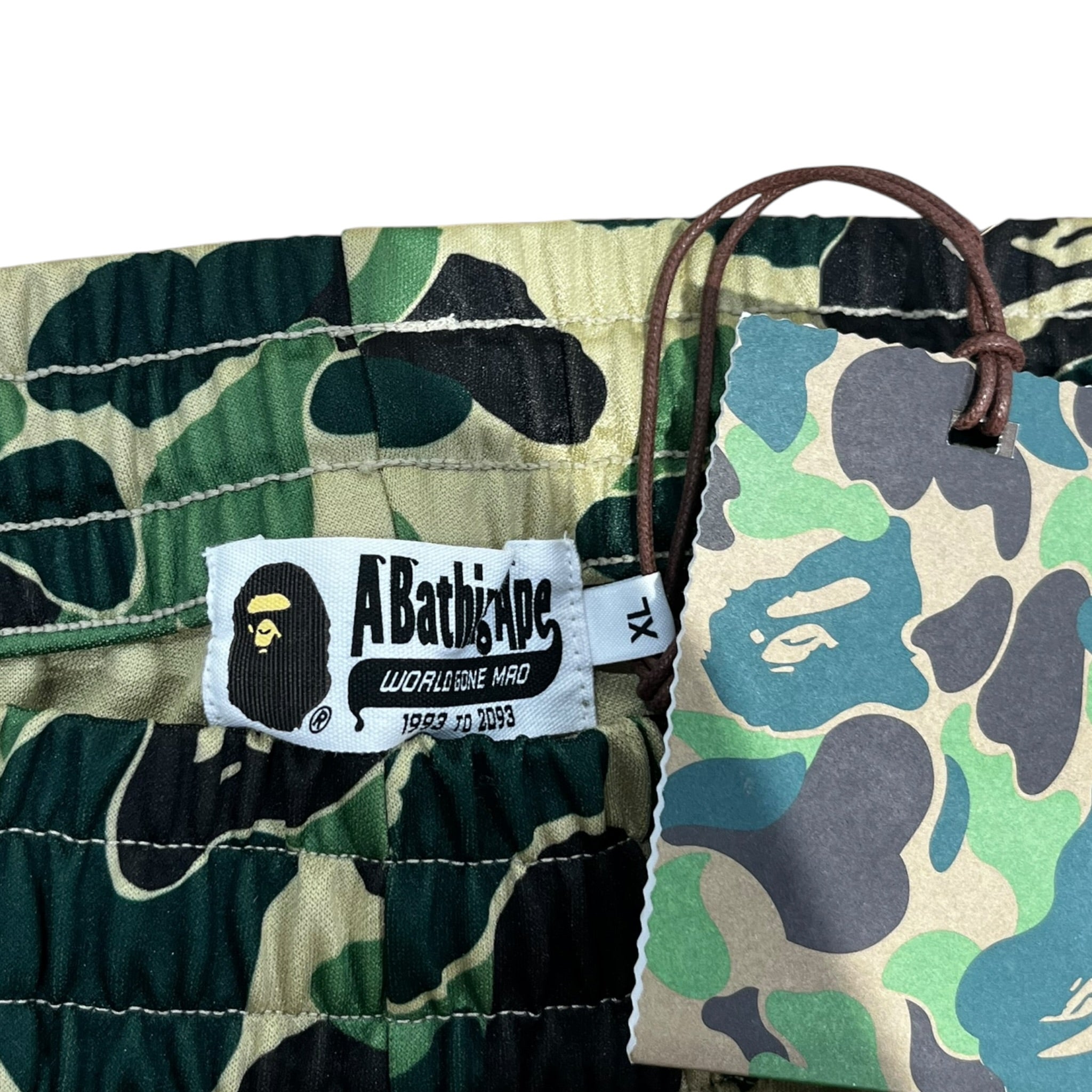A BATHING APE/Pants/XL/Polyester/GRN/Joggers/Camouflage/World Gone Mad view 3