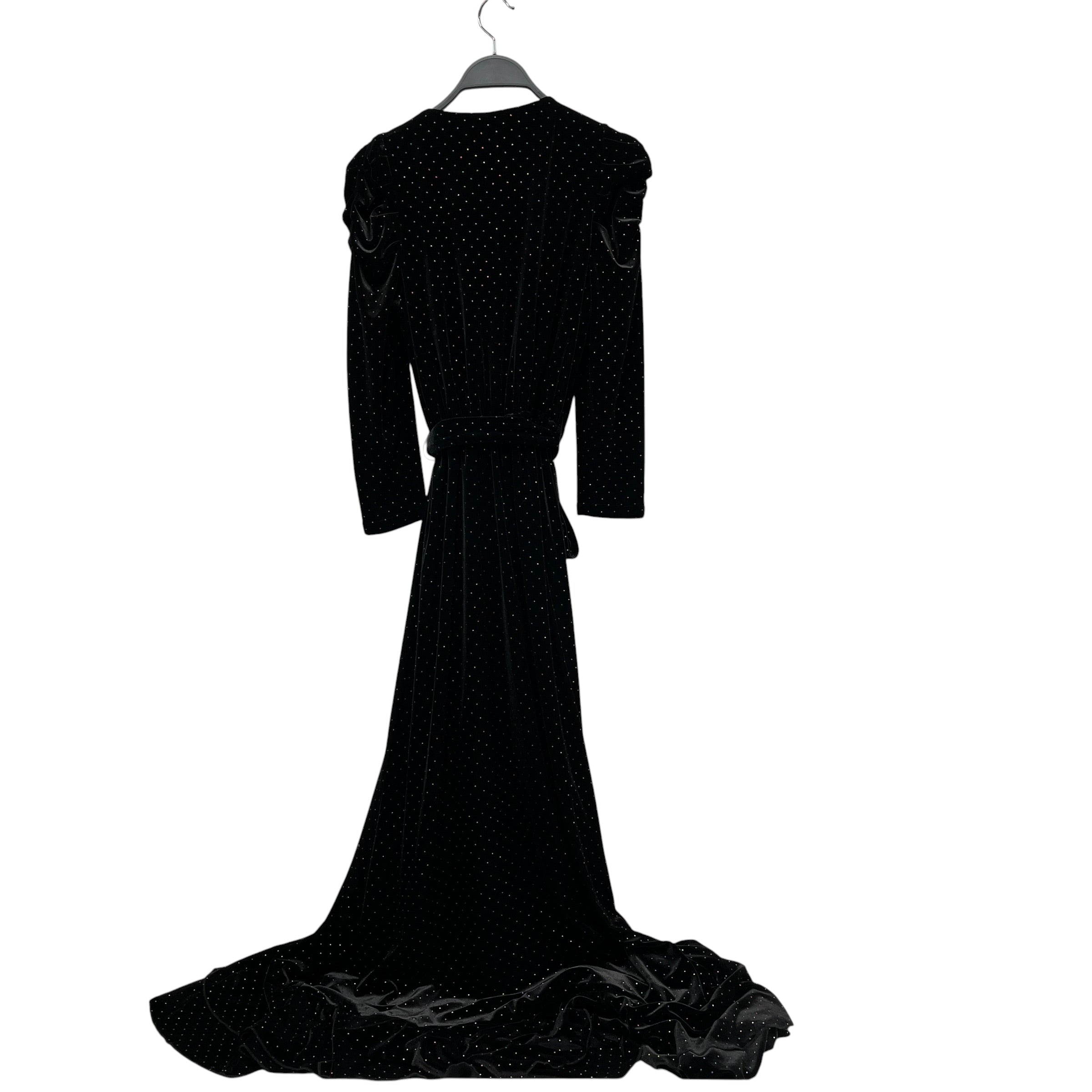 RETROFETE/LS Dress/S/Polyester/BLK/Maxi Length/VELVET RAINBOW STUDS view 2