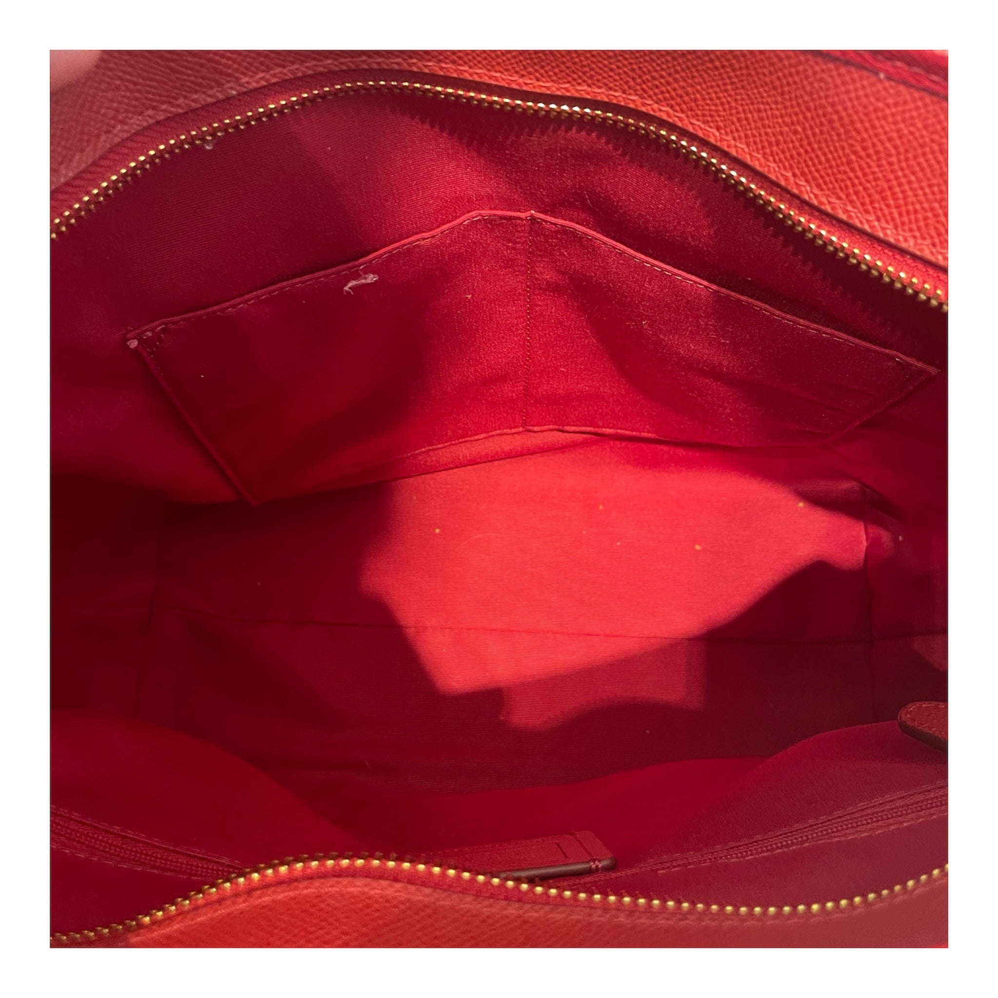 COACH/Tote Bag/Leather/RED/City Zip view 6