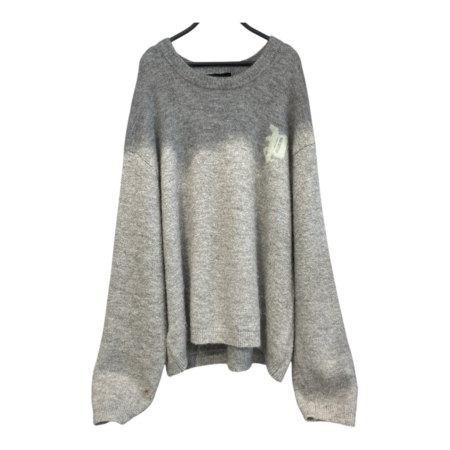 PURPLE BRAND/Sweater/XXL/Alpaca/GRY/knit sweater, light greenlogo view 1