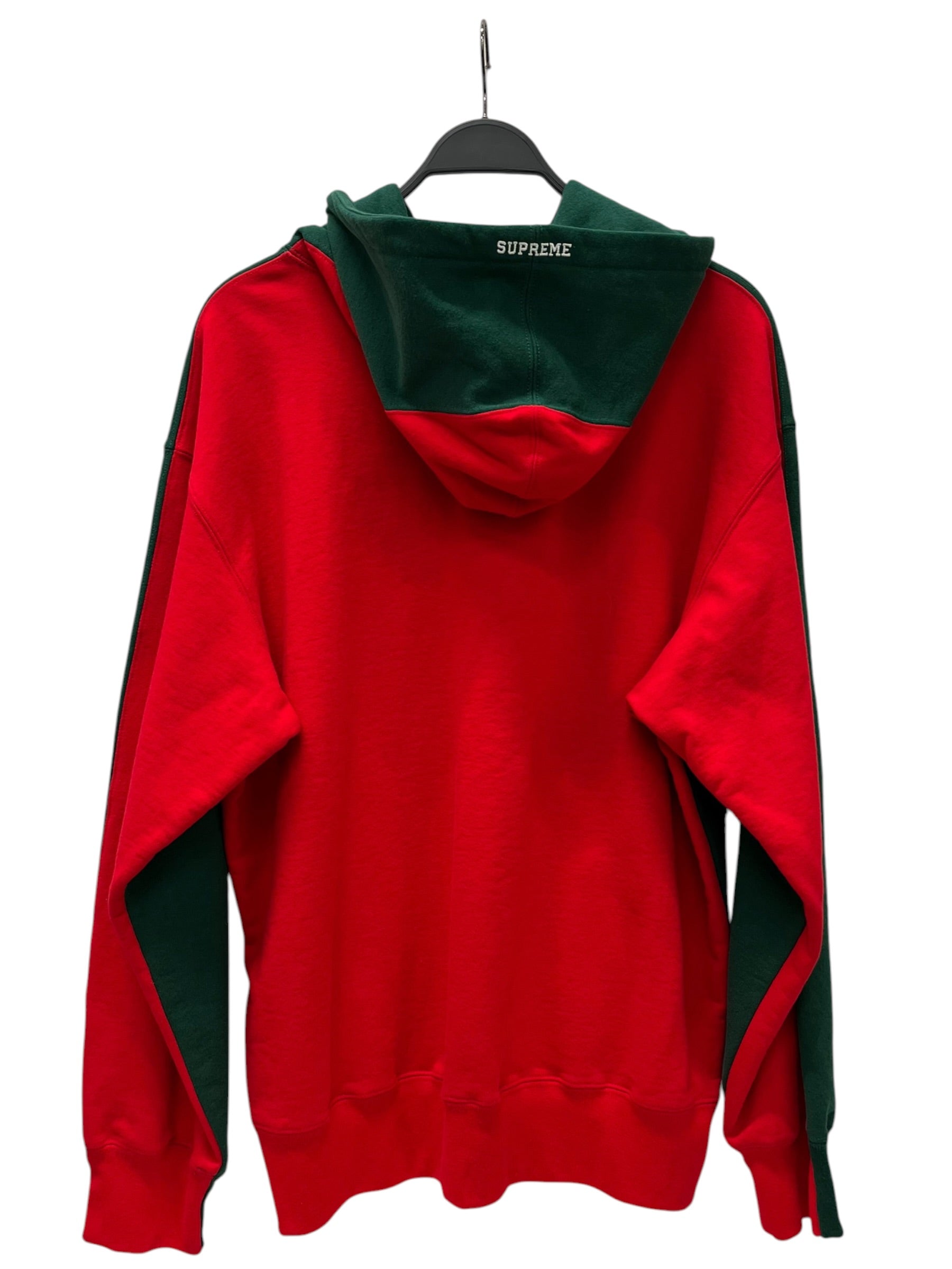 Supreme/Hoodie/L/Cotton/GRN/GRN FRONT, RED BACK view 2