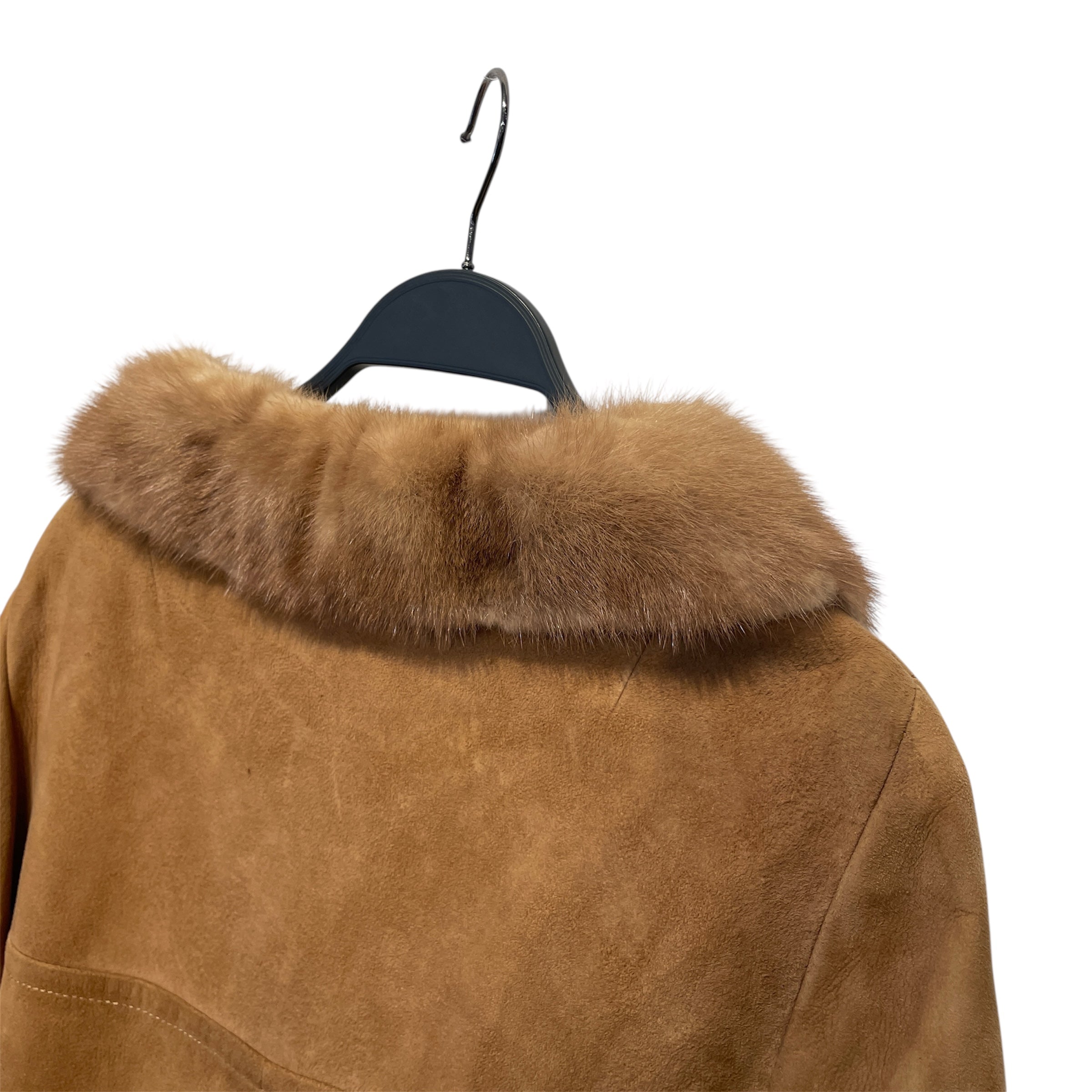 Vintage/Coat/Suede/CML/FUR COLLAR view 3