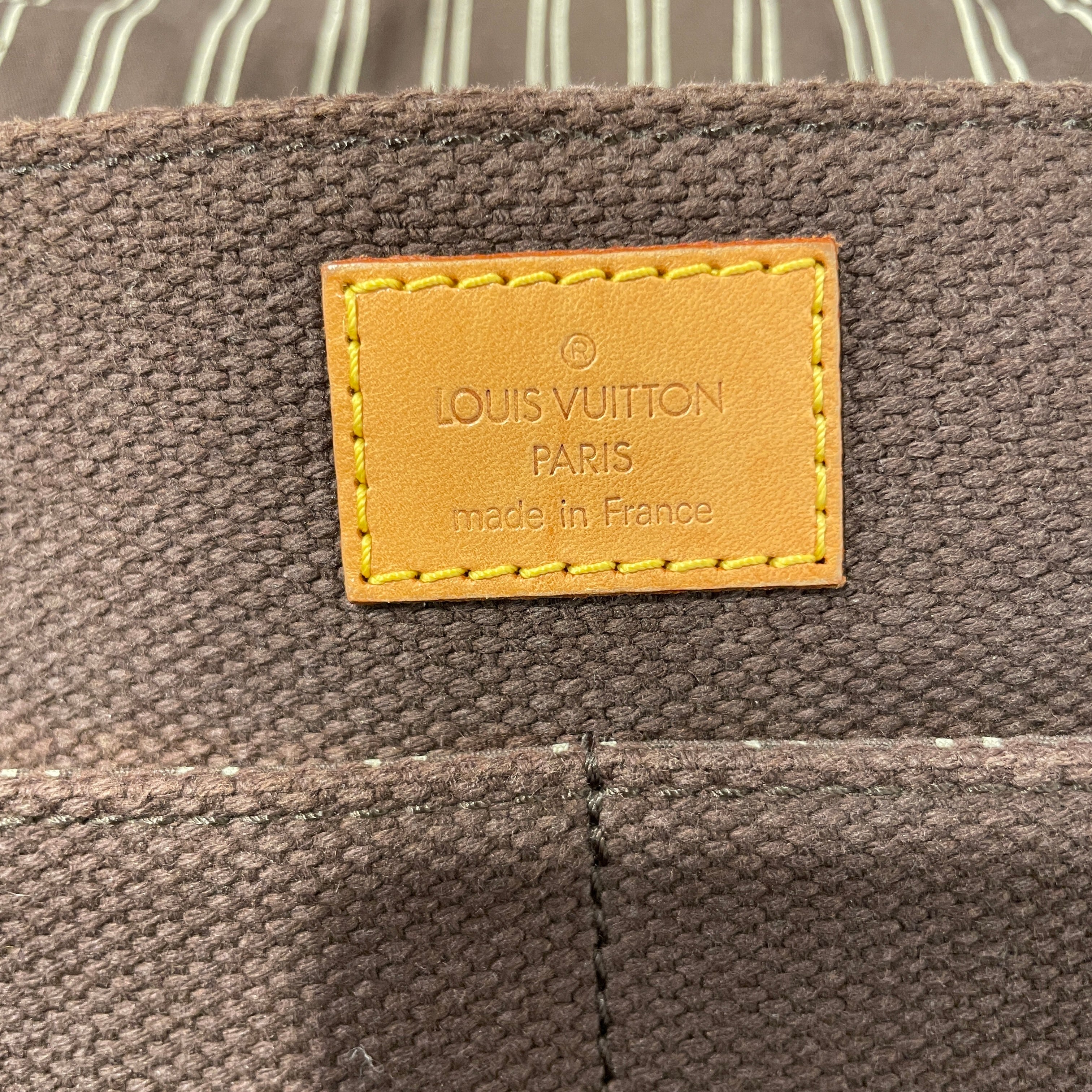 LOUIS VUITTON/Cross Body Bag/OS/Cotton/BRW/ANTIGUA BESACE PM view 6
