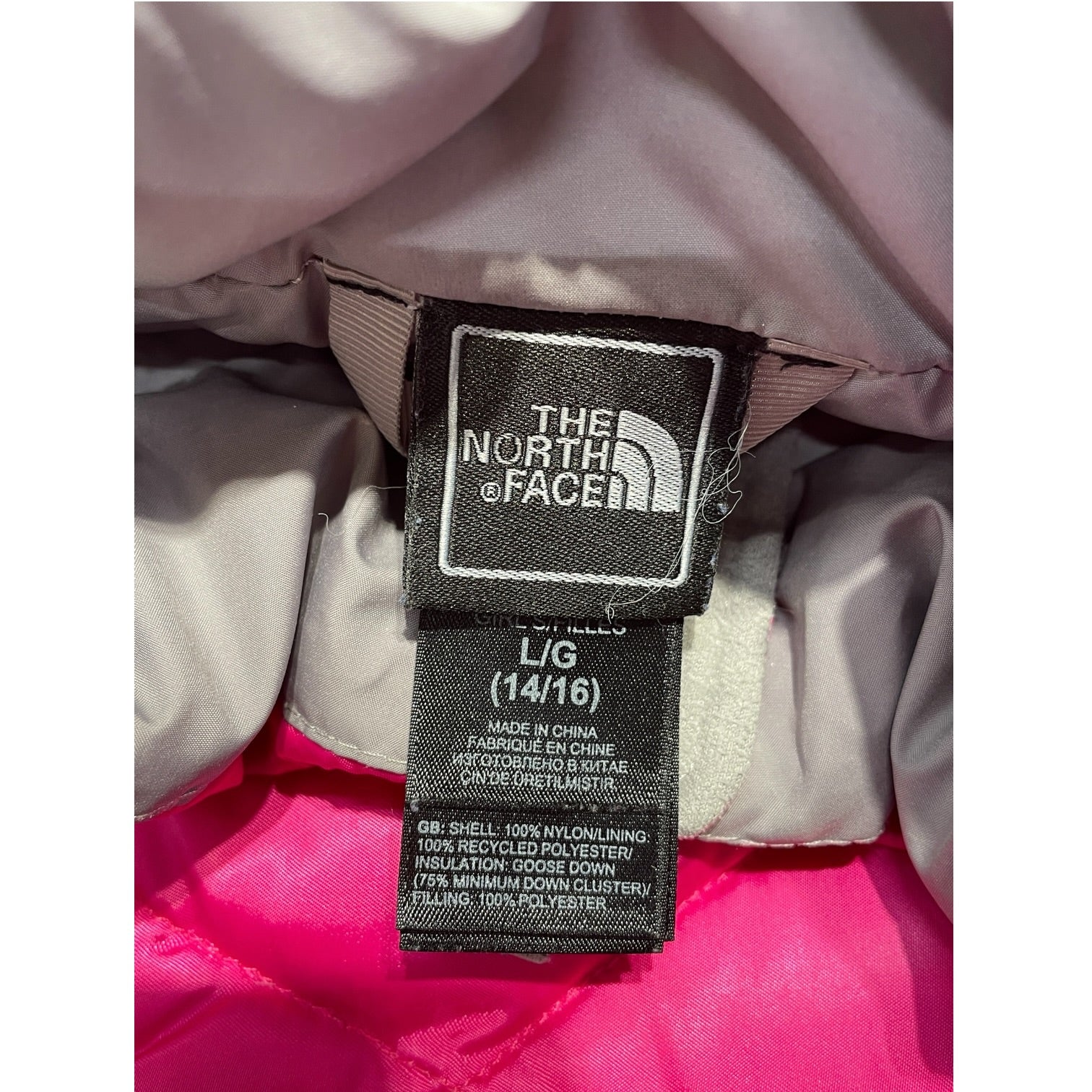 THE NORTH FACE/Puffer Vest/L/Nylon/PNK/550 Hot Pink Light Puff Vest view 3