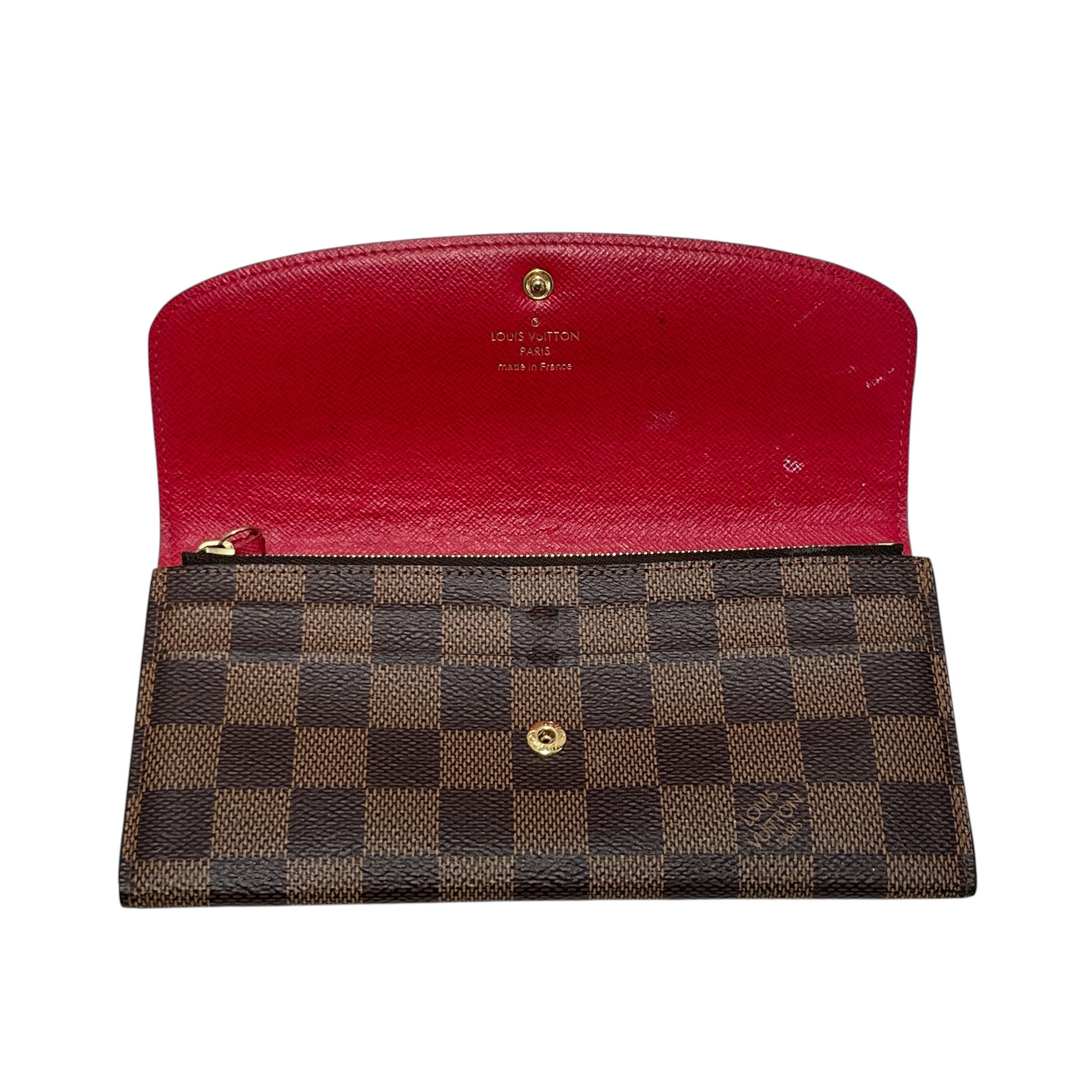 LOUIS VUITTON/Long Wallet/Leather/BRW/L's/ta0148 portefeuille view 3