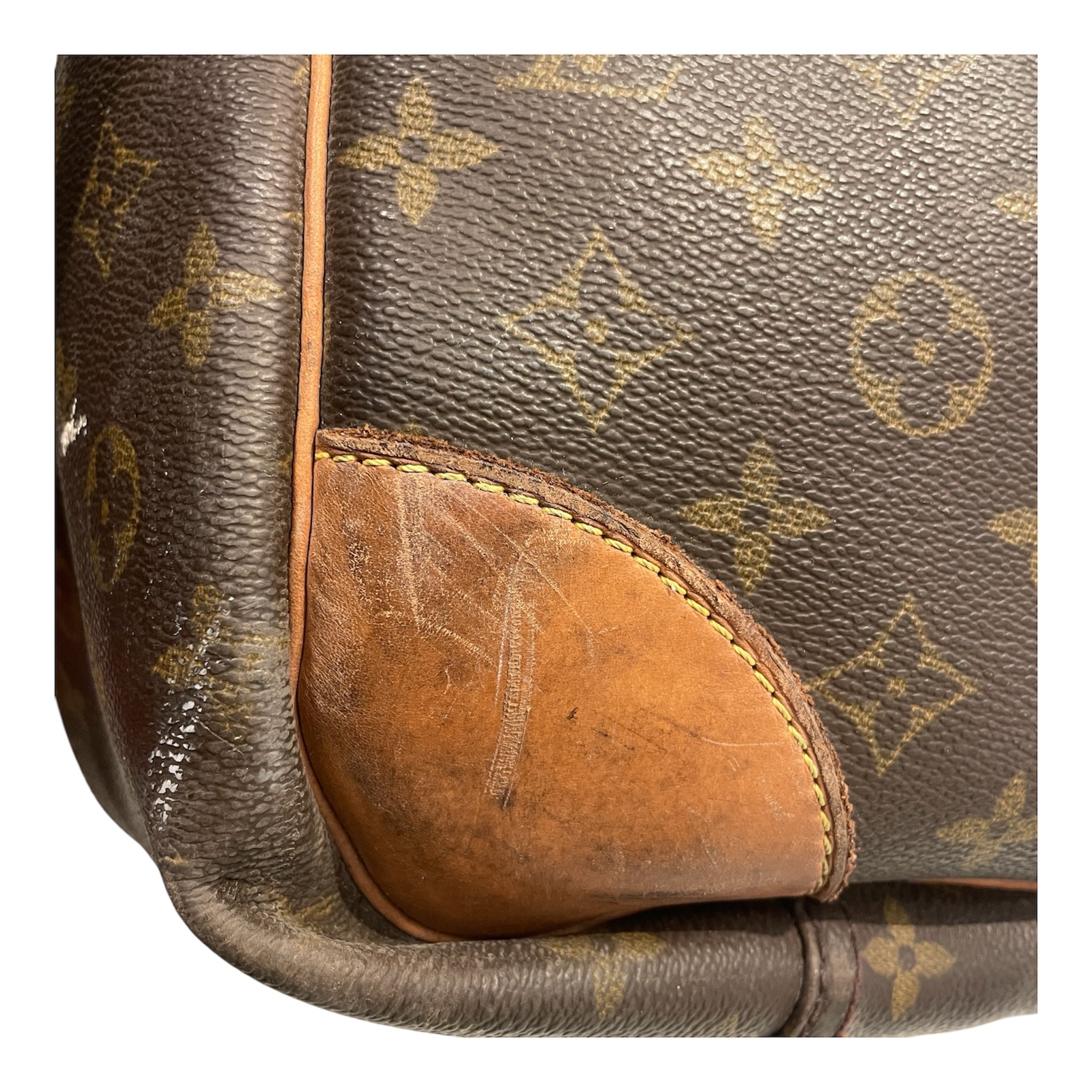 LOUIS VUITTON/Luggage/Monogram/Leather/BRW/Monogram view 4