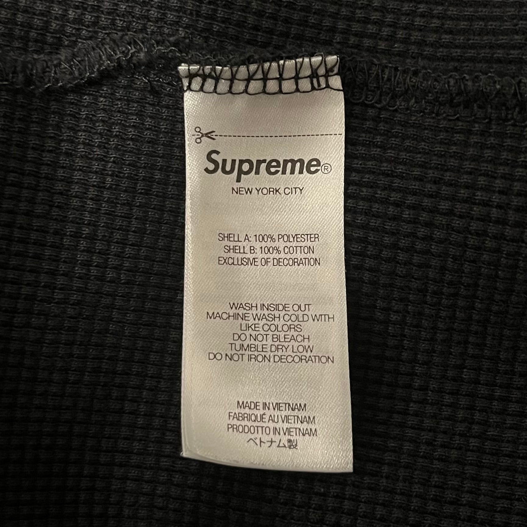 Supreme/Hoodie/XL/Cotton/BLK/Layered/WHITE SOX THERMAL HOODIE view 4