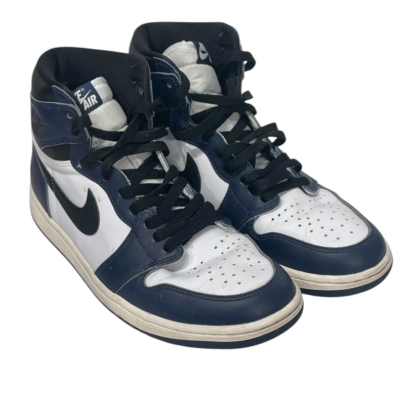 NIKE/Hi-Sneakers/US 9.5/Leather/NVY/Air Jordan 1 High Midnight NVY