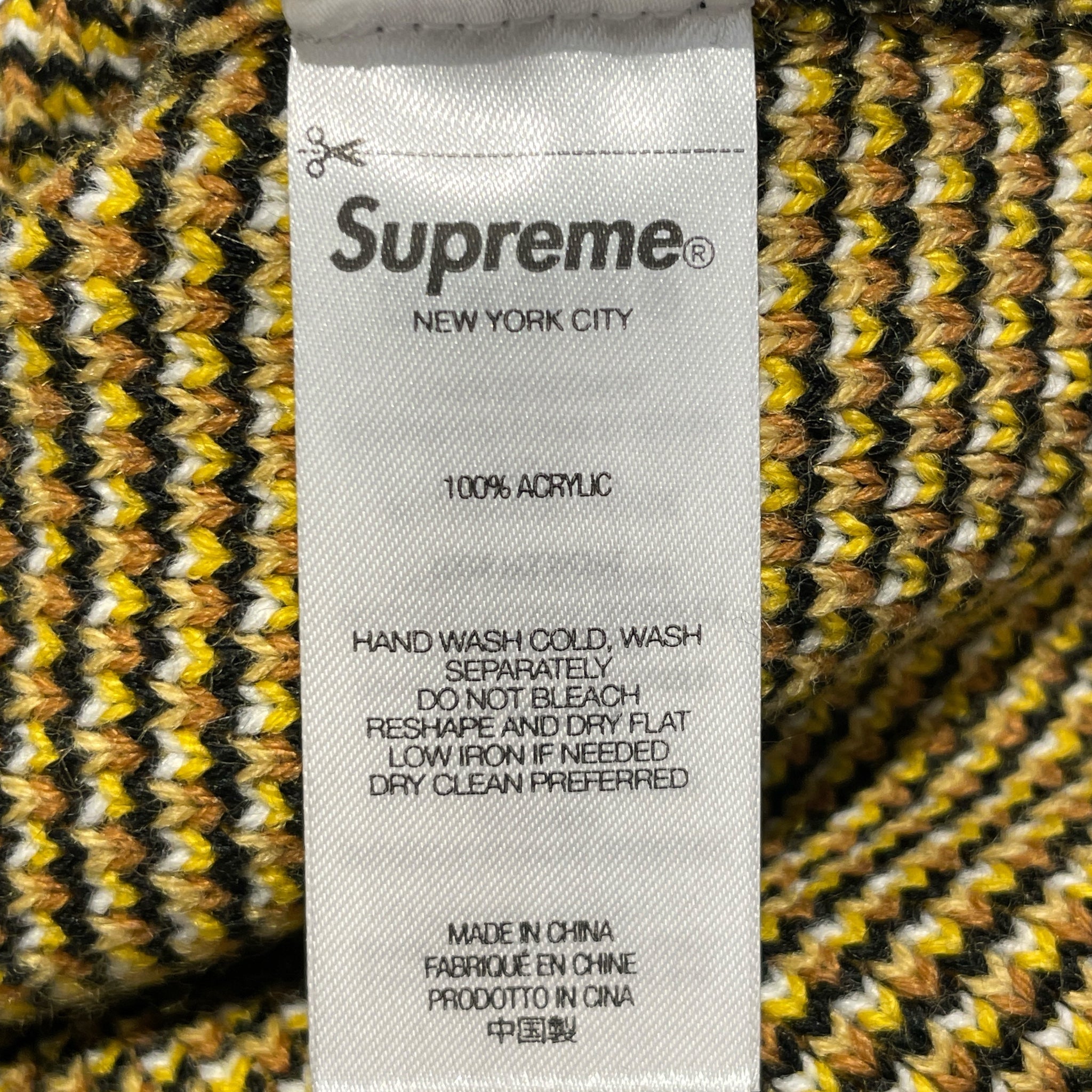 Supreme/Sweater/M/All Over Print/Acrylic/BLK/ view 4