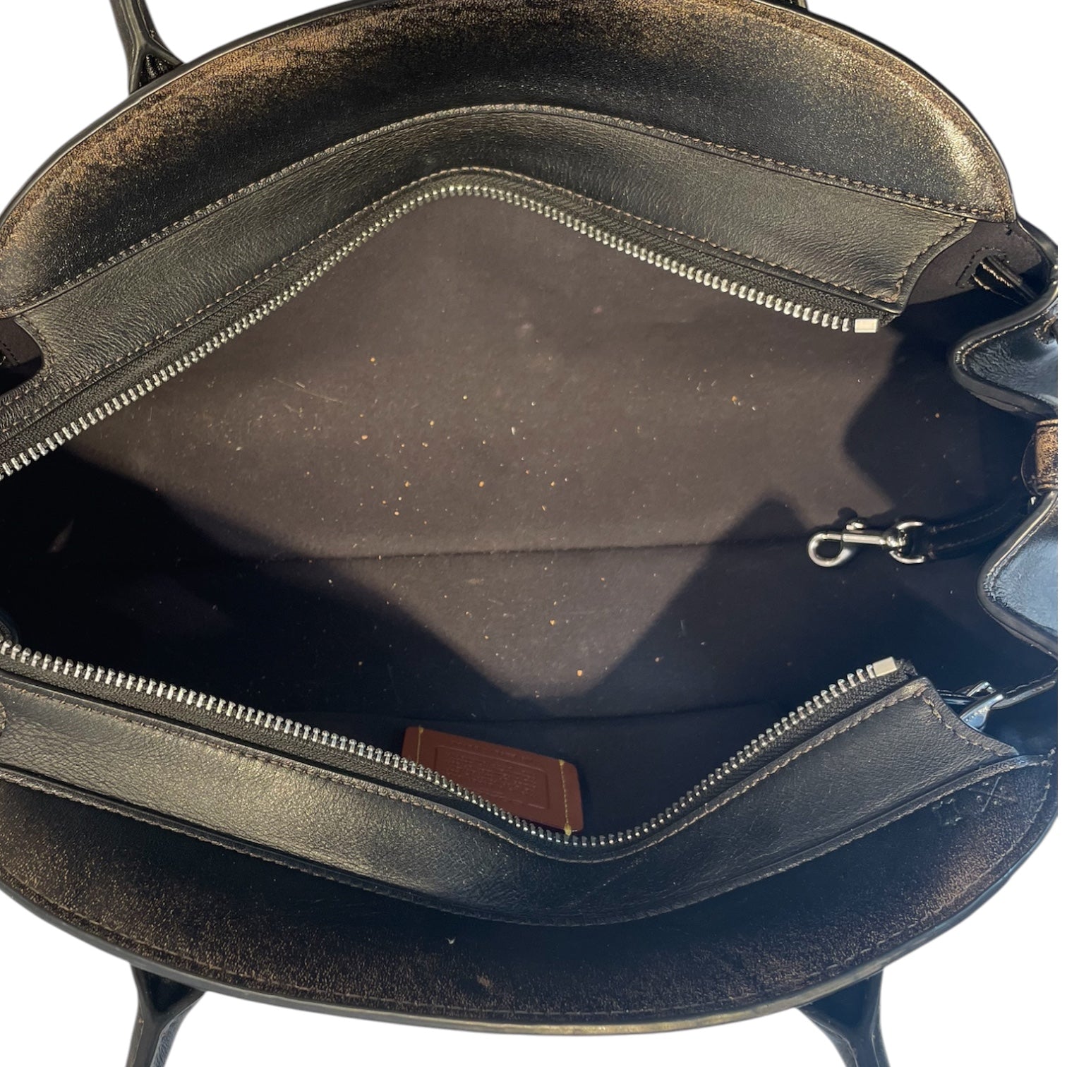 COACH/Hand Bag/Leather/BRW/EMPIRE CARRYALL/LONG view 5
