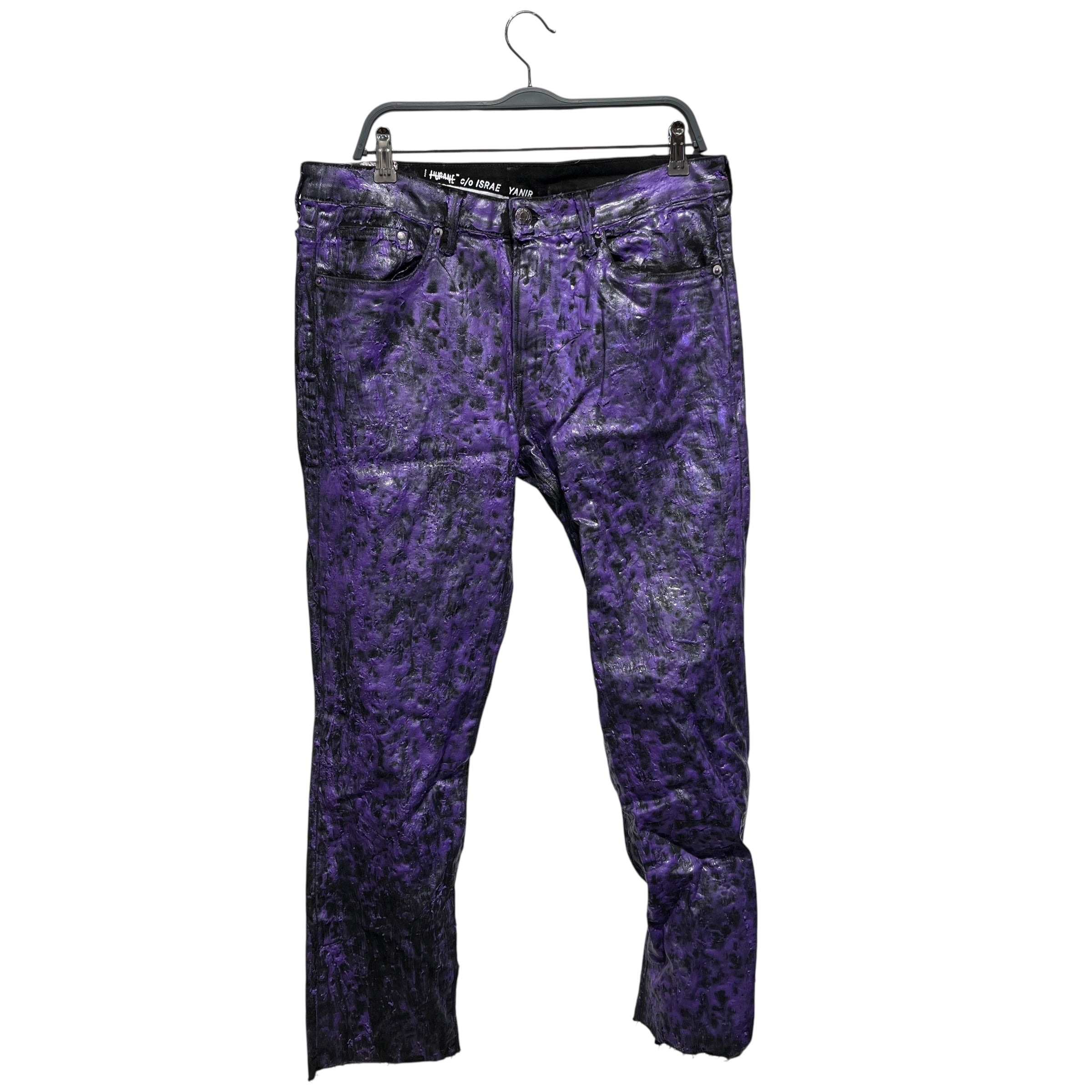 HUBANE/Straight Pants/BLK/PURPLE GOO JEANS view 1