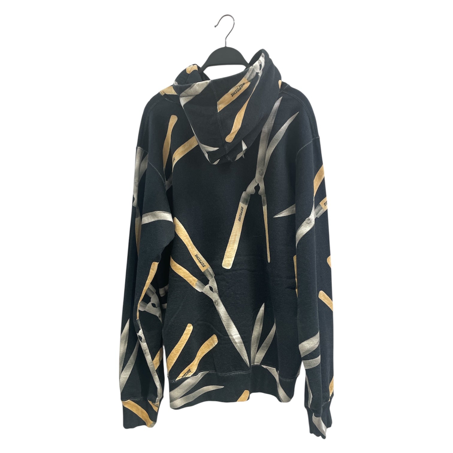Supreme/Hoodie/L/All Over Print/Cotton/BLK/GARDEN SHEAR HOODIE view 2