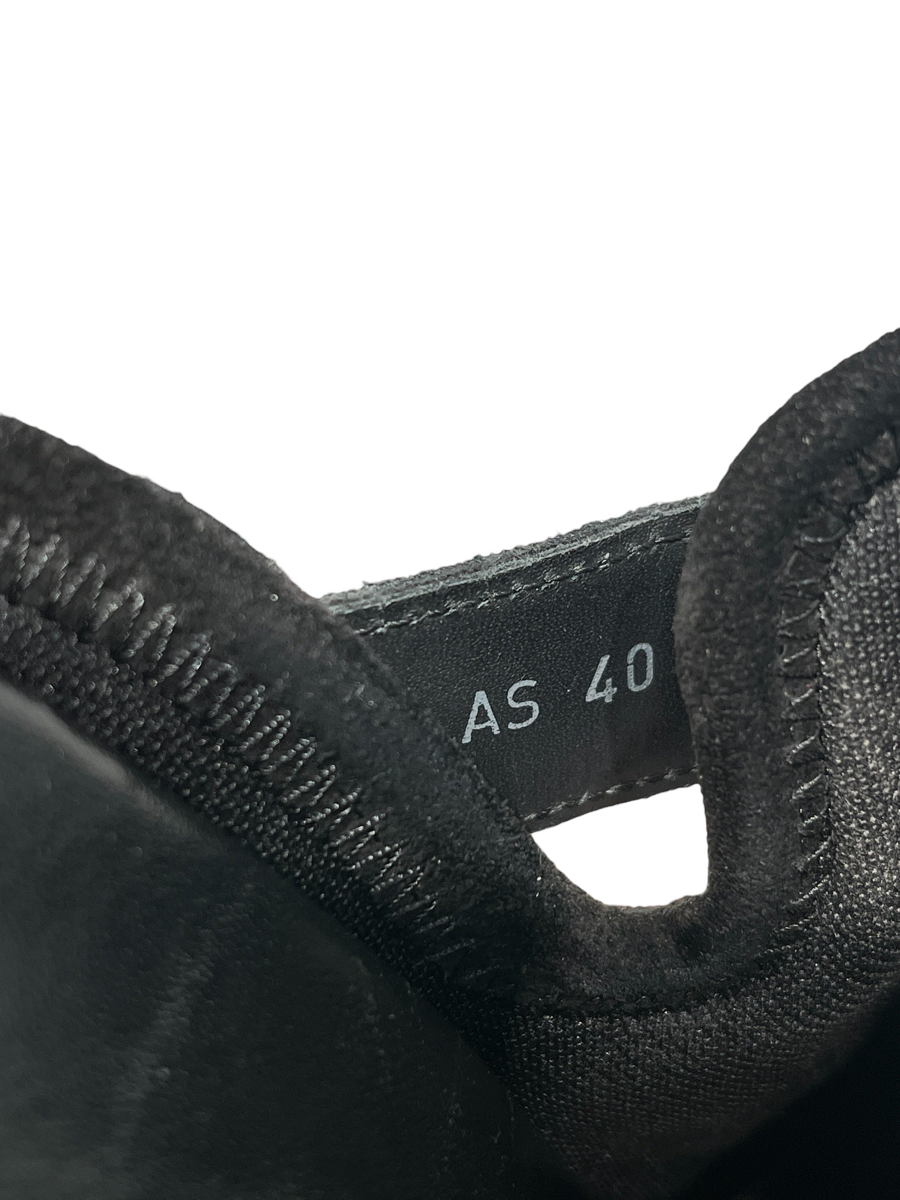 TOGA PULLA/Sandals/EU 40/Suede/BLK/BLCKMATTEHRDWARE view 4