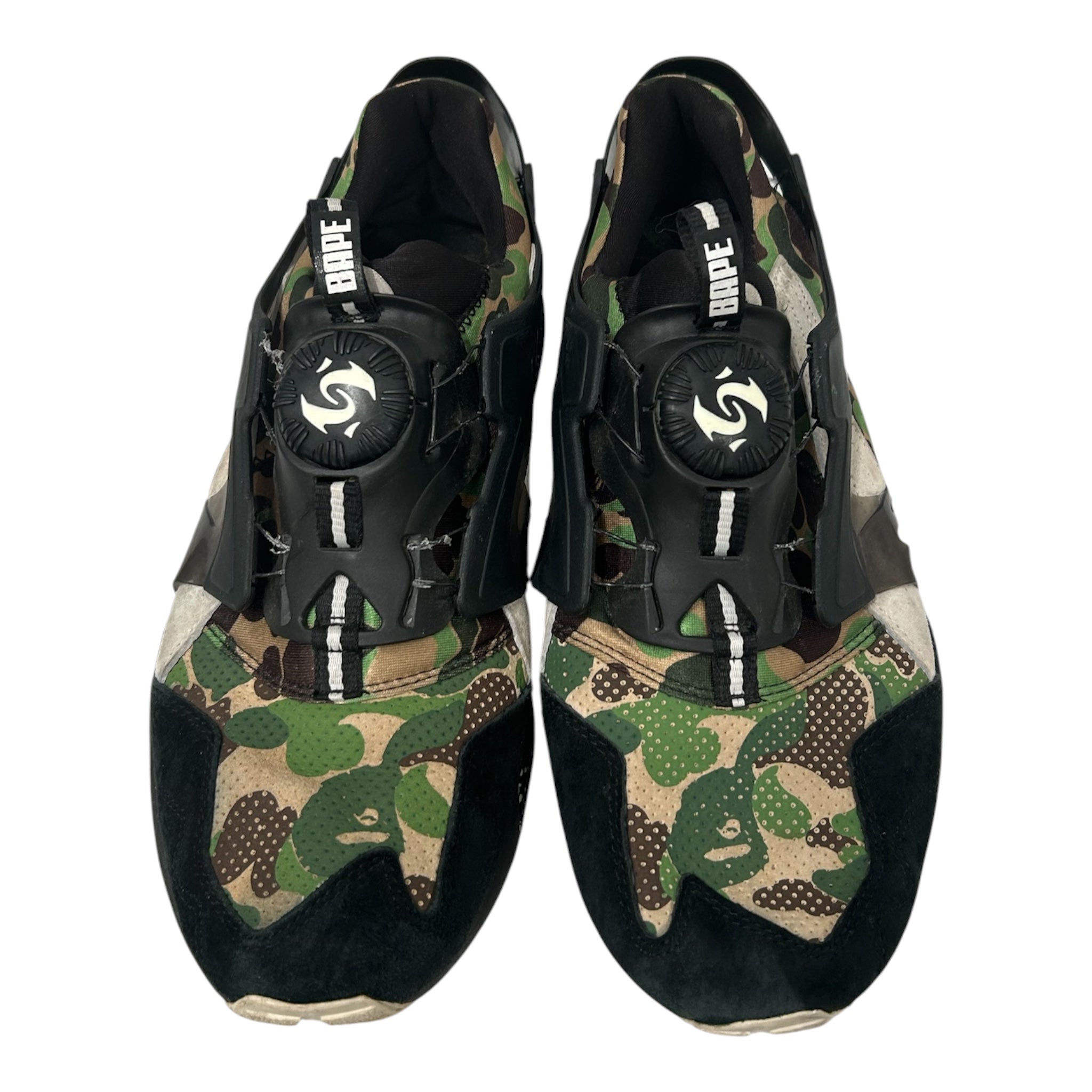 PUMA/Low-Sneakers/US 9/Cotton/BLK/BAPE DISC BLAZE view 3