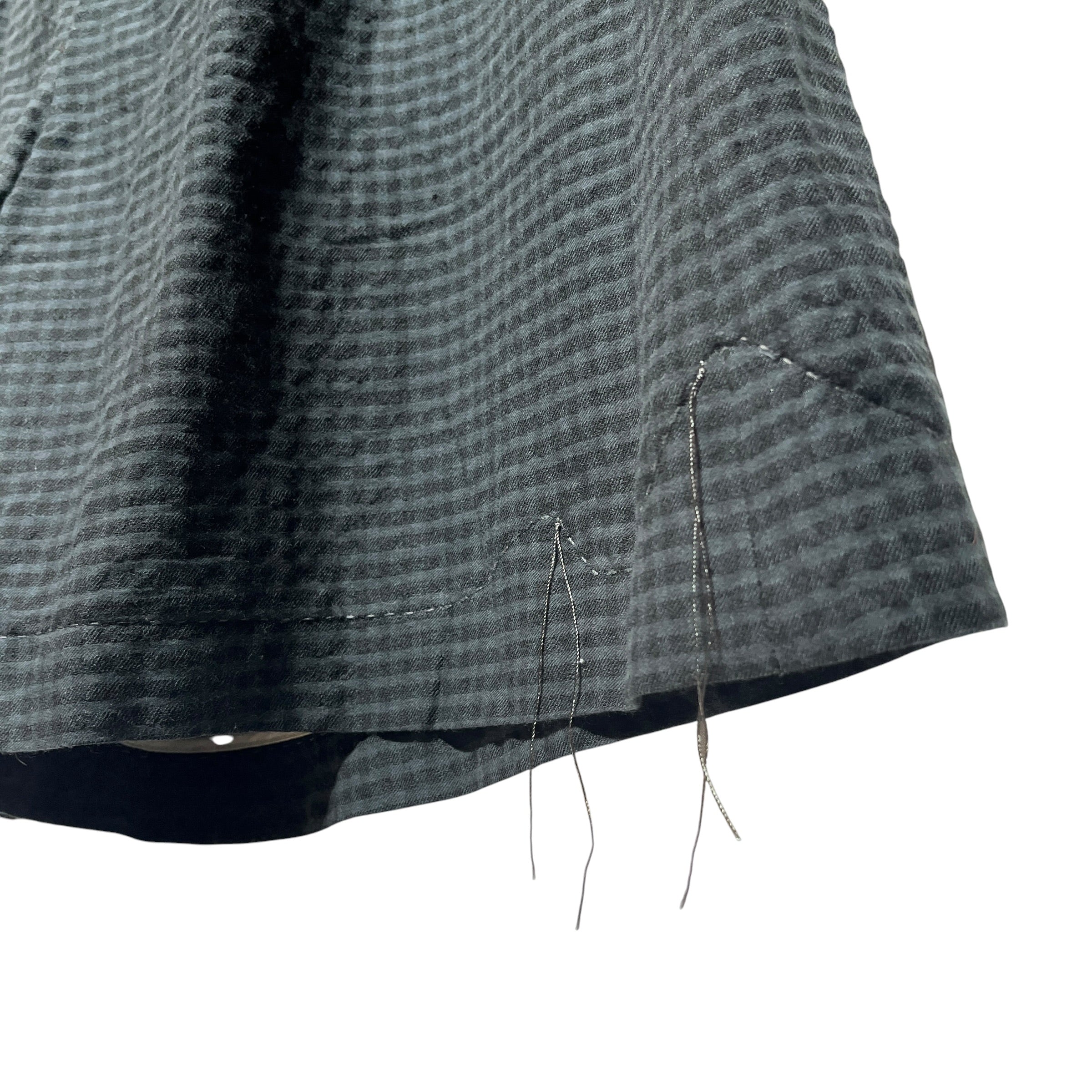 Professor.E/Shorts/50/Cotton/BLK/plaid shorts view 3