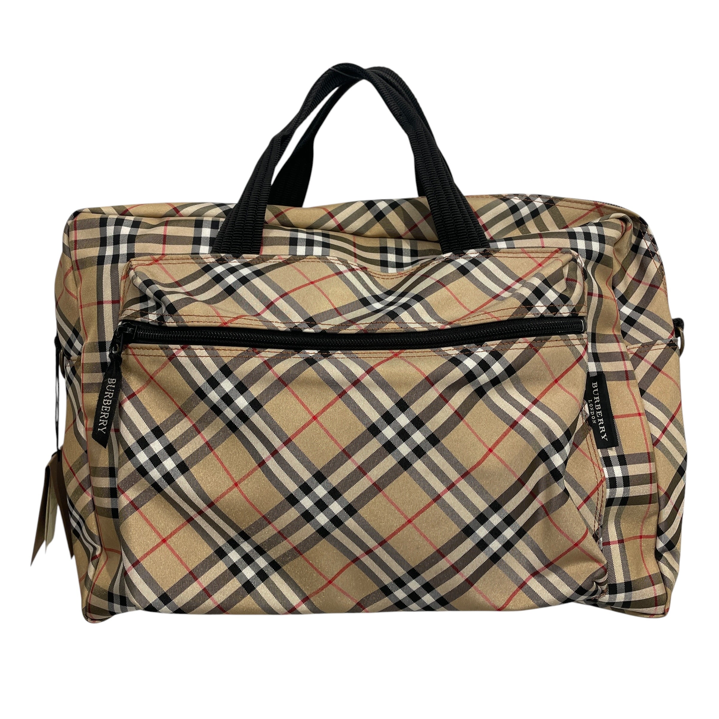 BURBERRY BLUE LABEL/Luggage/Plaid/Cotton/IVR/D-RING HARDWEAR - LUGGAGE view 1