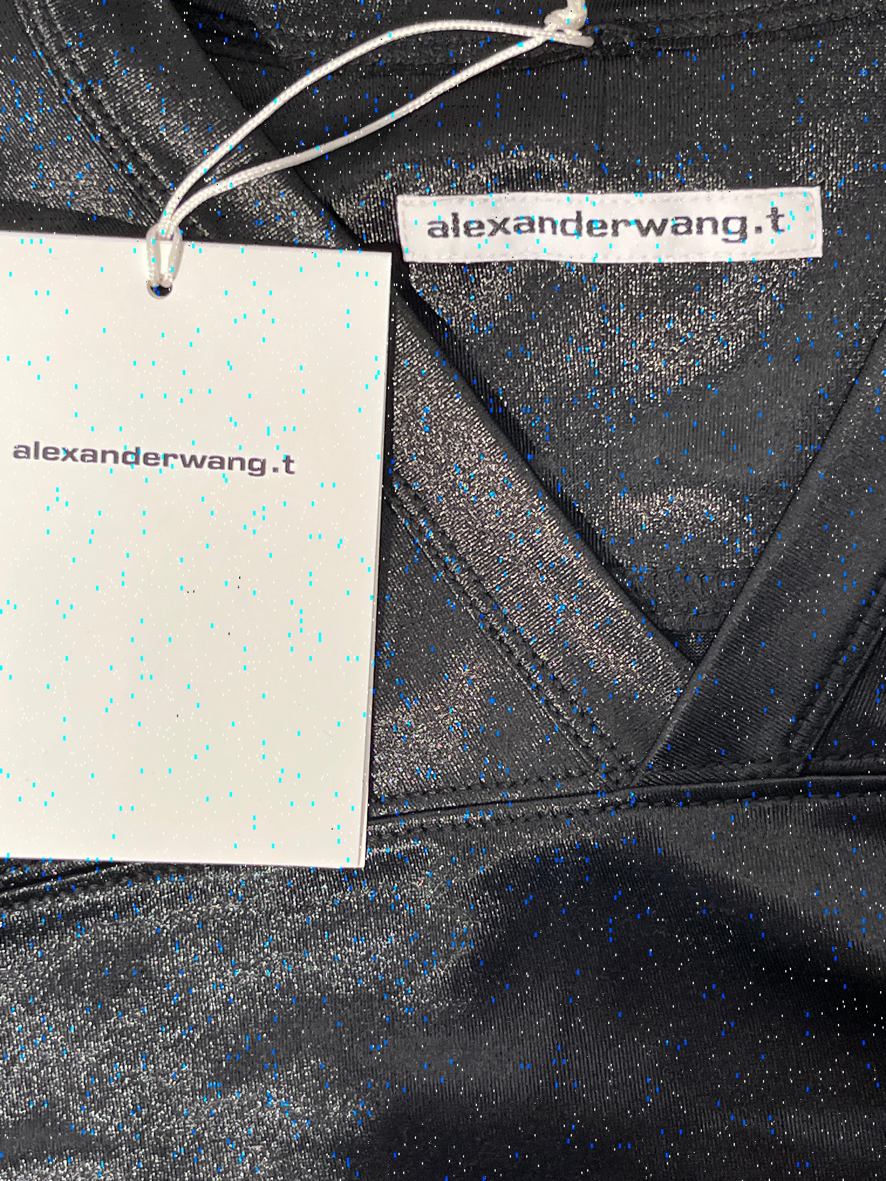 Alexander Wang/Shirt/M/Polyester/BLK/FITTED FOOTBALL JERSEY view 4