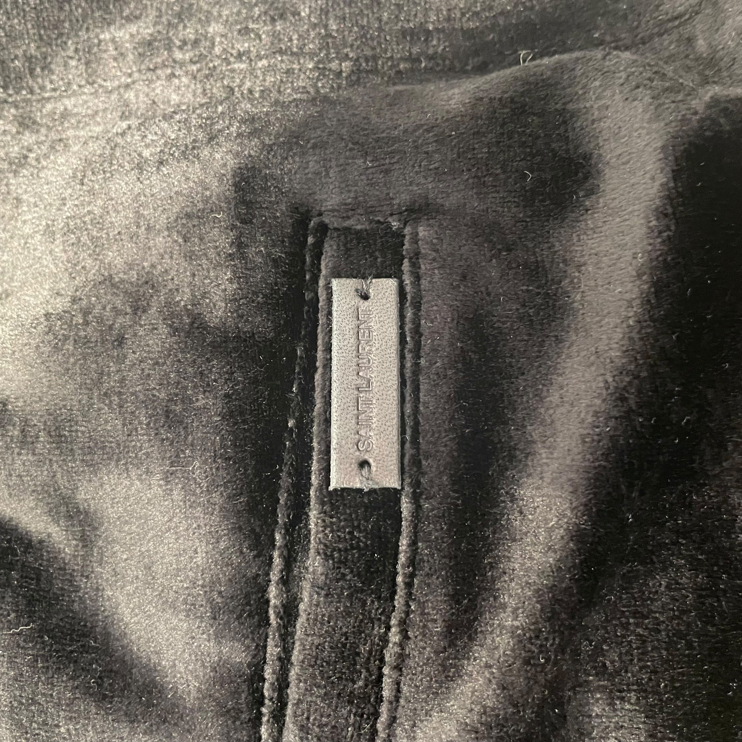 SAINT LAURENT/Straight Pants/S/BLK/Black Jogger Track Pants view 3