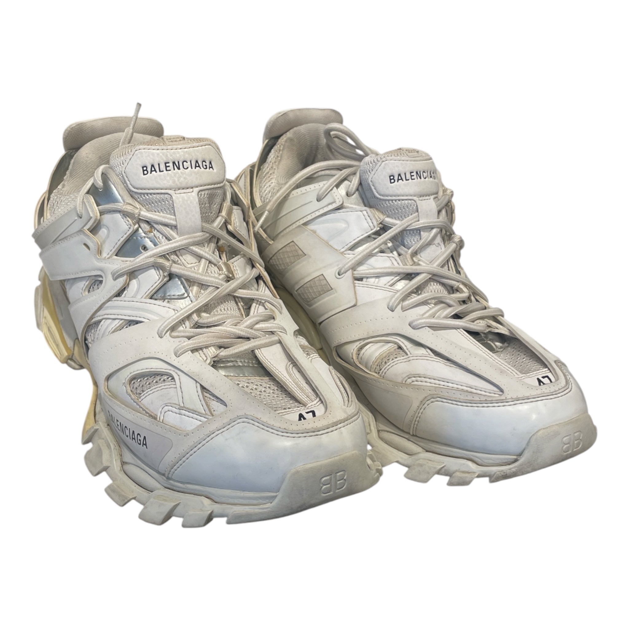 BALENCIAGA/Low-Sneakers/EU 47/Leather/WHT/TRACK SNEAKER view 1