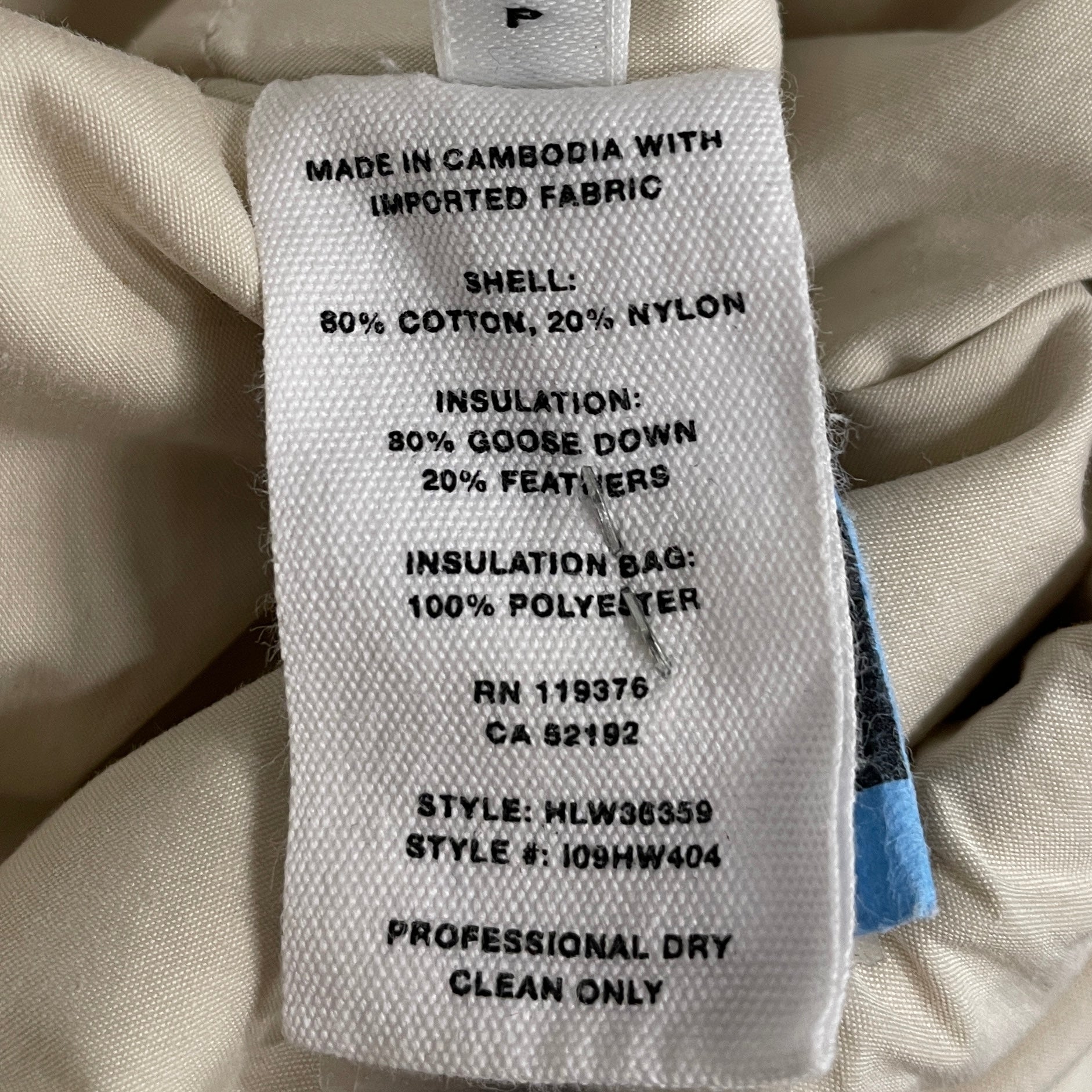 Helmut Lang/Puffer Jkt/S/Nylon/CRM/HELMUTLANG CREAM PUFFER JKT SM view 4