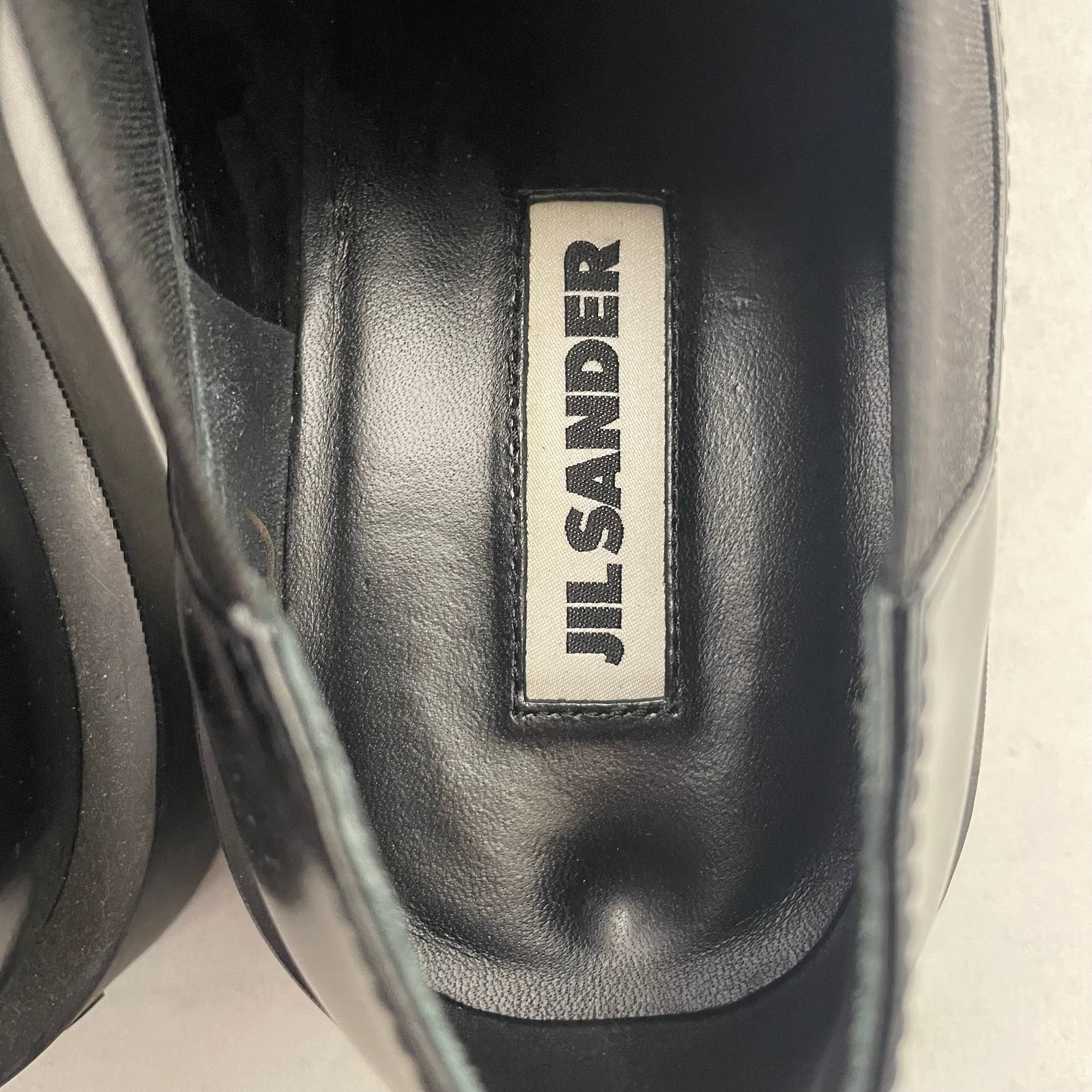 JIL SANDER/Loafers/EU 40/BLK/polished derbys view 5