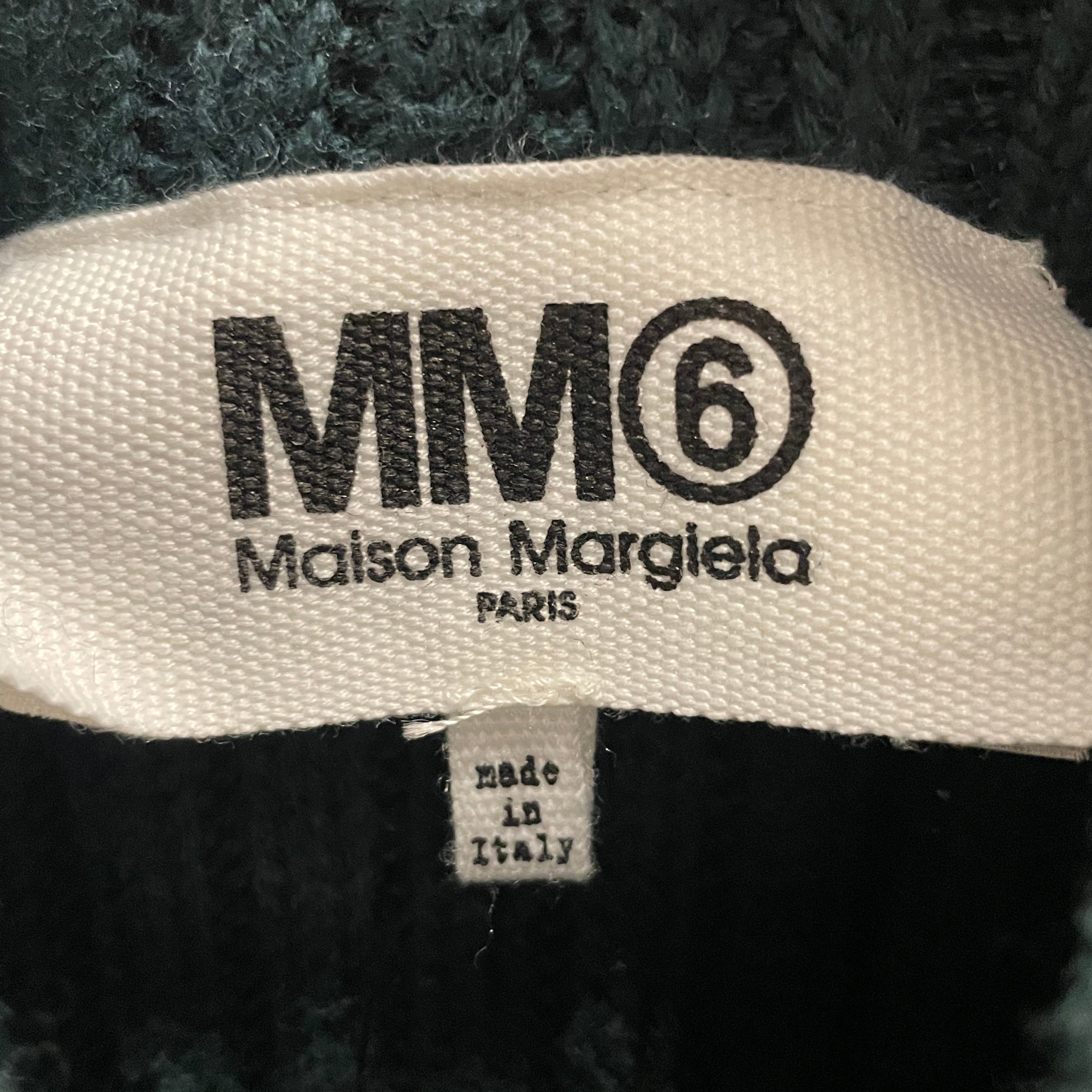 Maison Margiela/Sweater/M/Cotton/GRN/DESTOYED ZIP UP/NO ELBOWS view 3