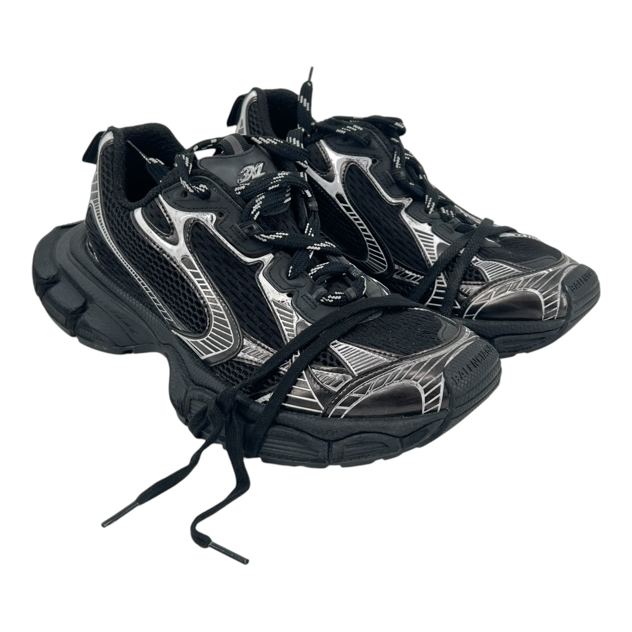 BALENCIAGA/Low-Sneakers/US 10/BLK view 1