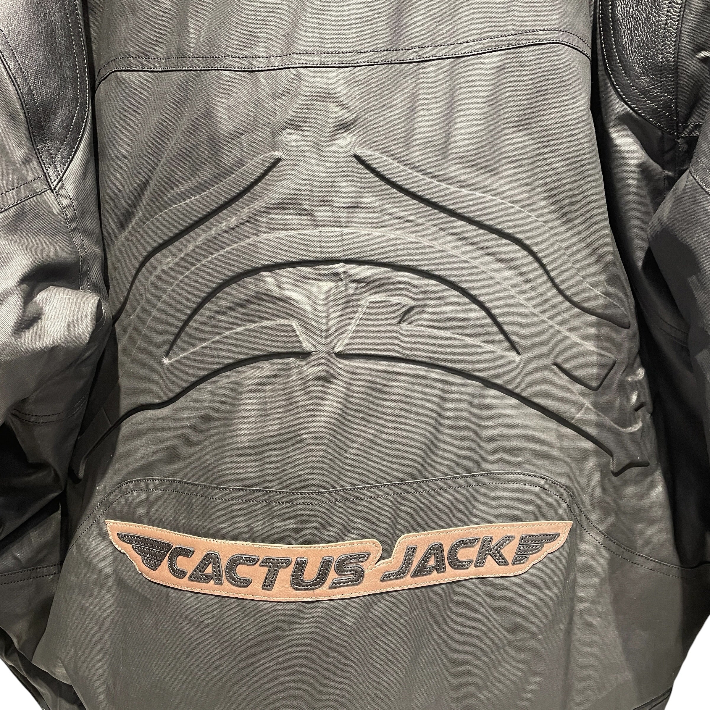 JORDAN BRAND/Leather Jkt/XL/Leather/BLK/TRAVIS SCOTT X CACTUS JACK WAX view 4