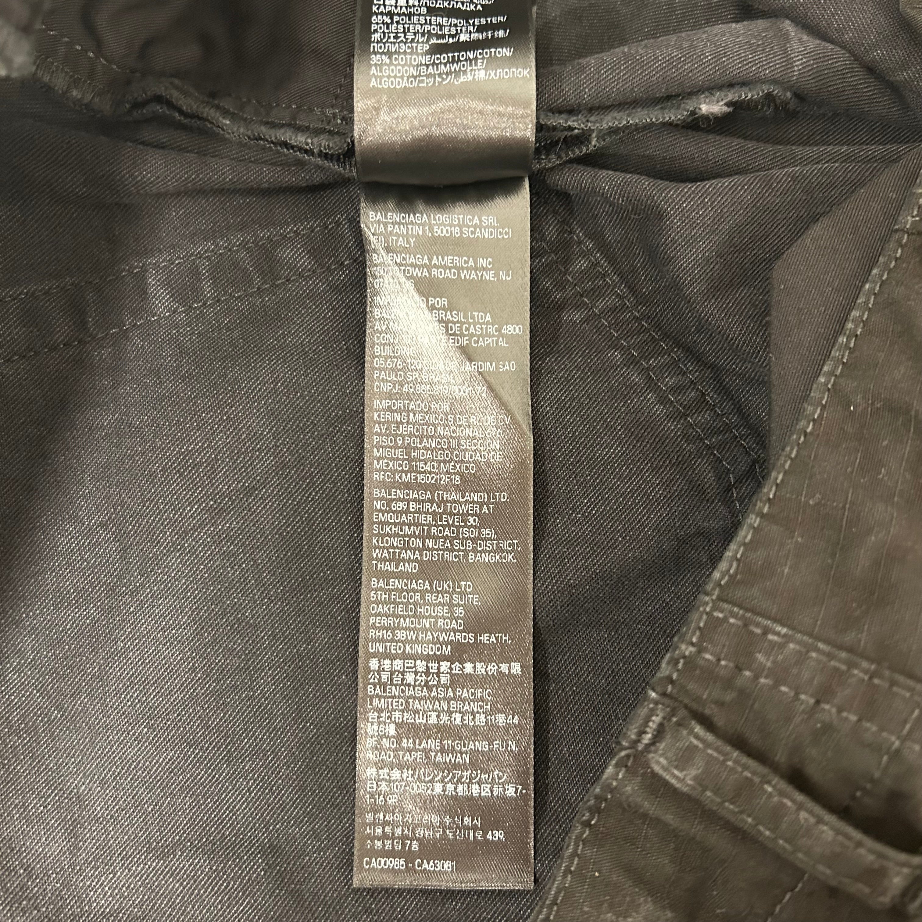 BALENCIAGA/Cargo Pants/L/Cotton/BLK/CARGO PANTS view 5