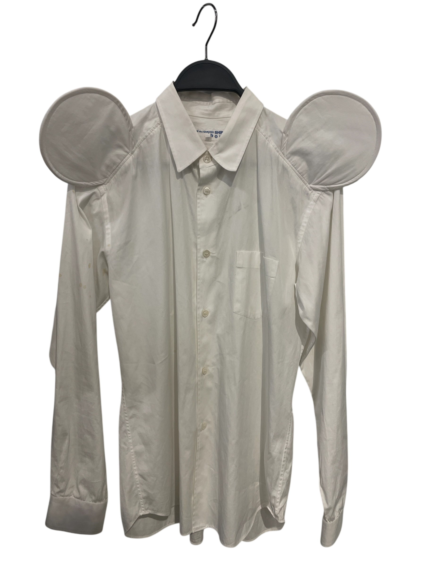 COMME des GARCONS SHIRT BOYS/LS Shirt/M/Cotton/WHT/CDG SHIRT BOY BUNNY EARS view 1