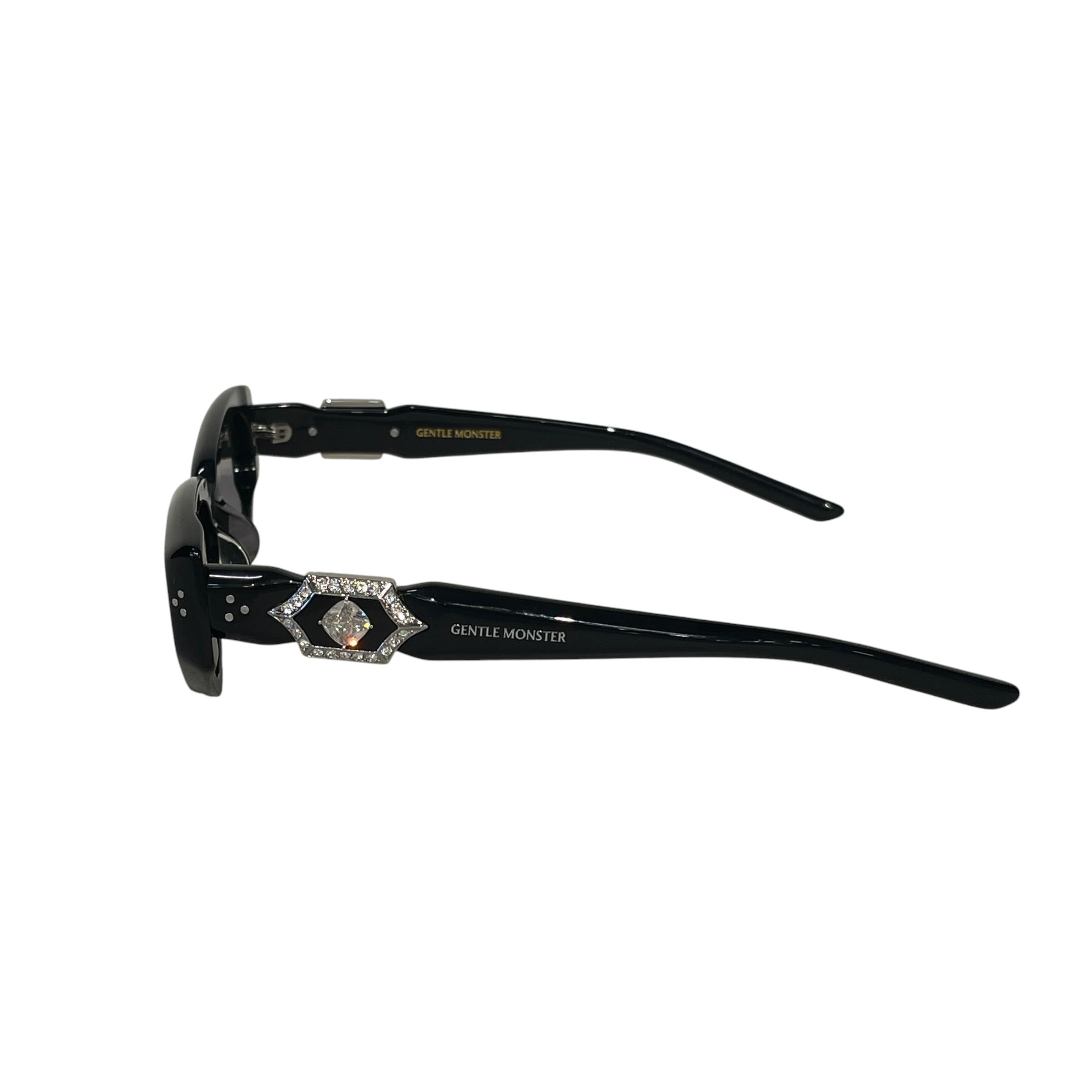 GENTLE MONSTER/Sunglasses/Plastic/BLK/L's/RUVY VAN/JEWEL view 2