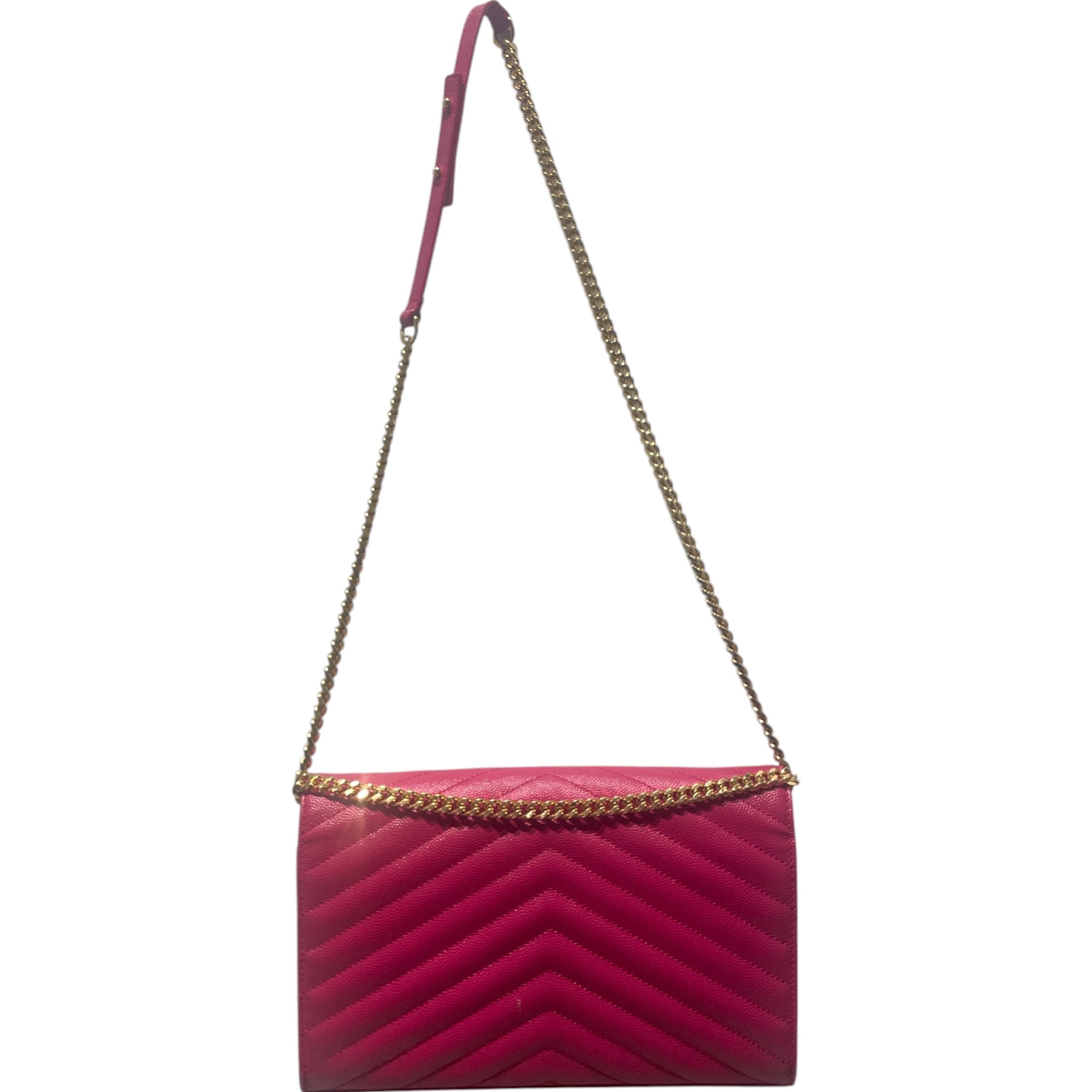 SAINT LAURENT/Cross Body Bag/PNK/HOT PINK CASSANDRE ENVELOPE view 2