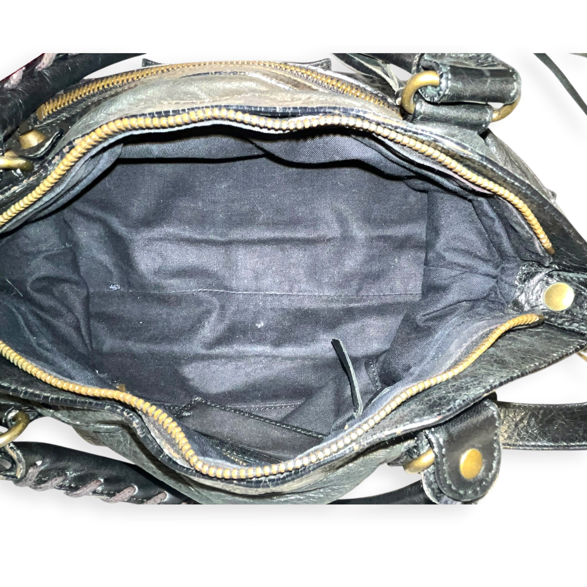 BALENCIAGA/Bag/Leather/BLK/LEATHER MOTORCROSS BAG view 9
