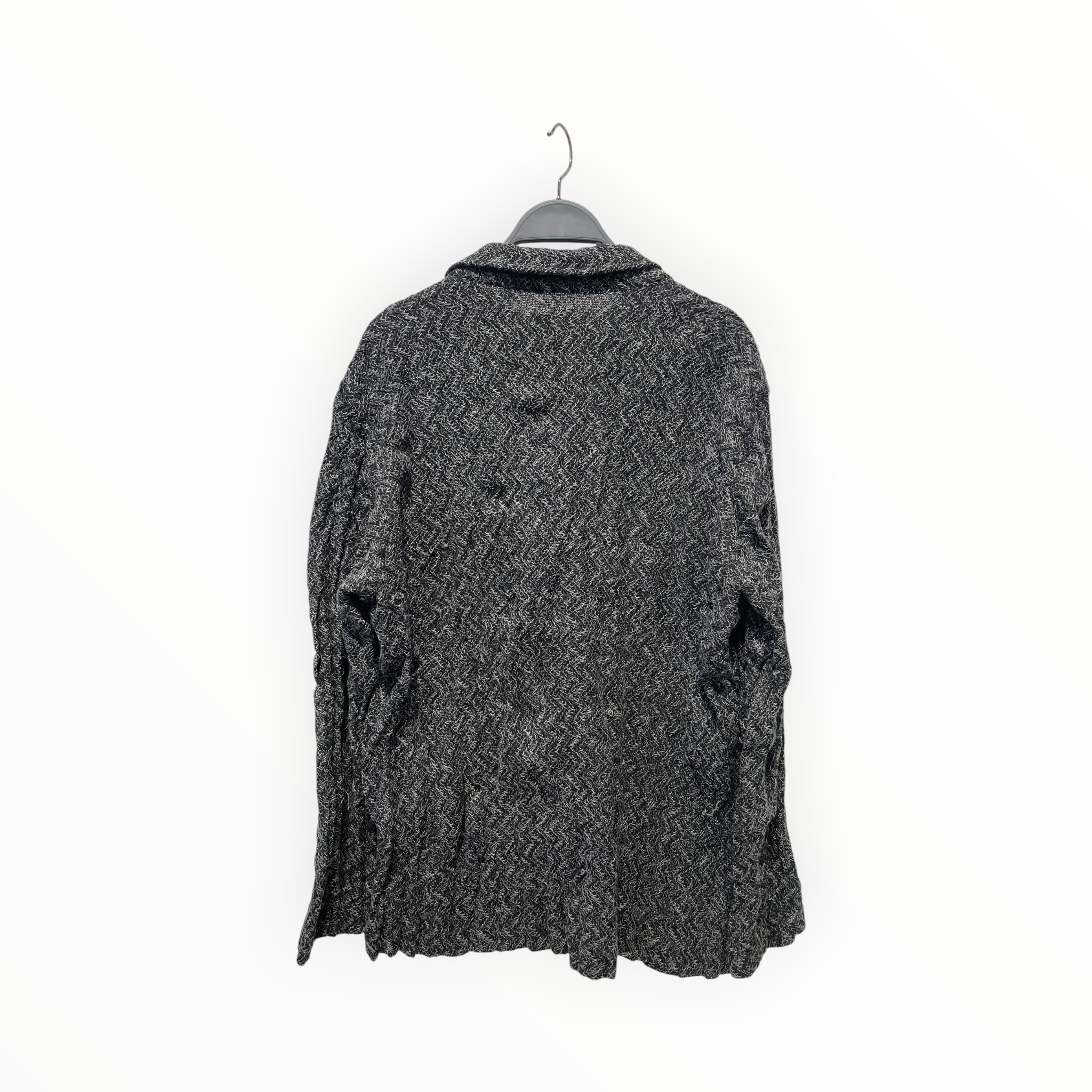 ISSEY MIYAKE/Cardigan/M/Polyester/GRY/THREE BUTTONS view 2