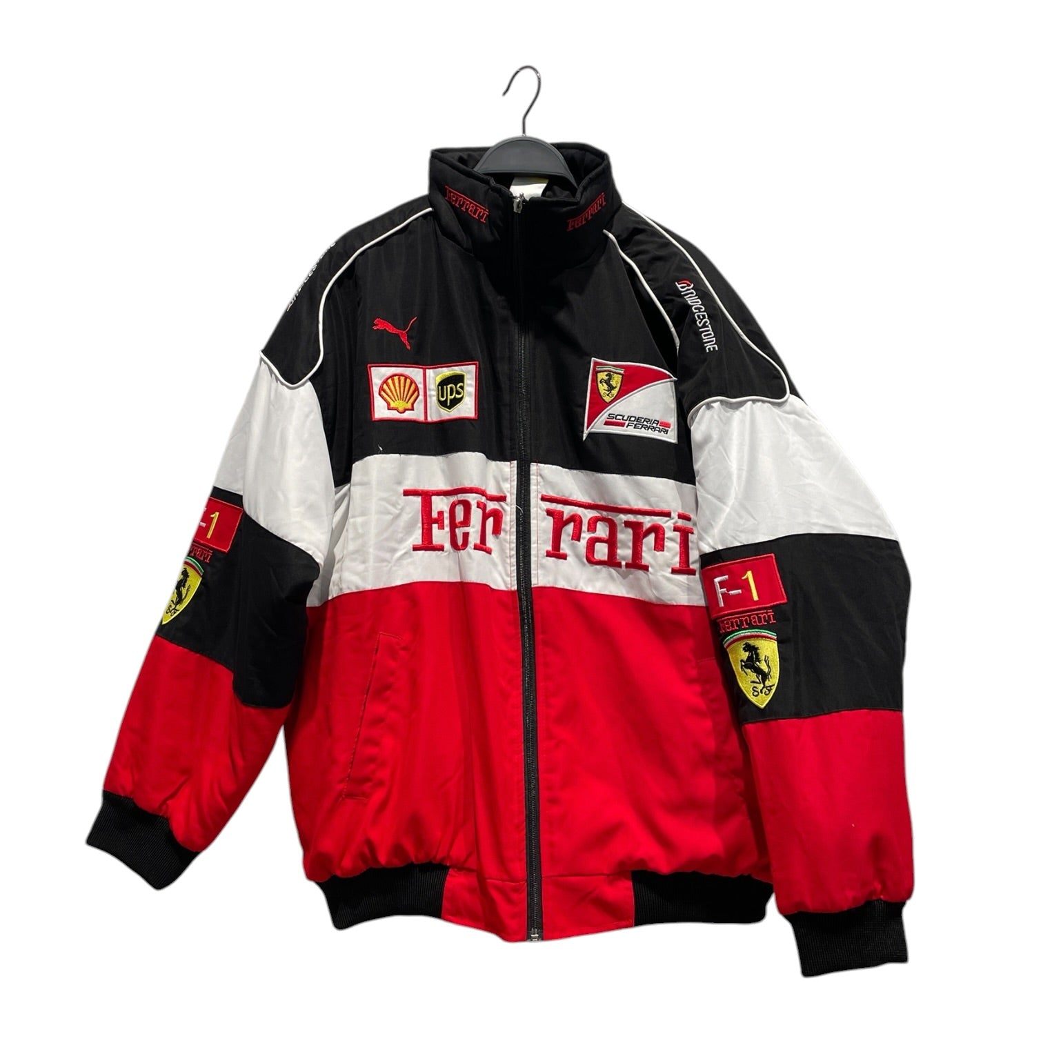 Ferrari/Puffer Jkt/L/Nylon/RED/ view 1