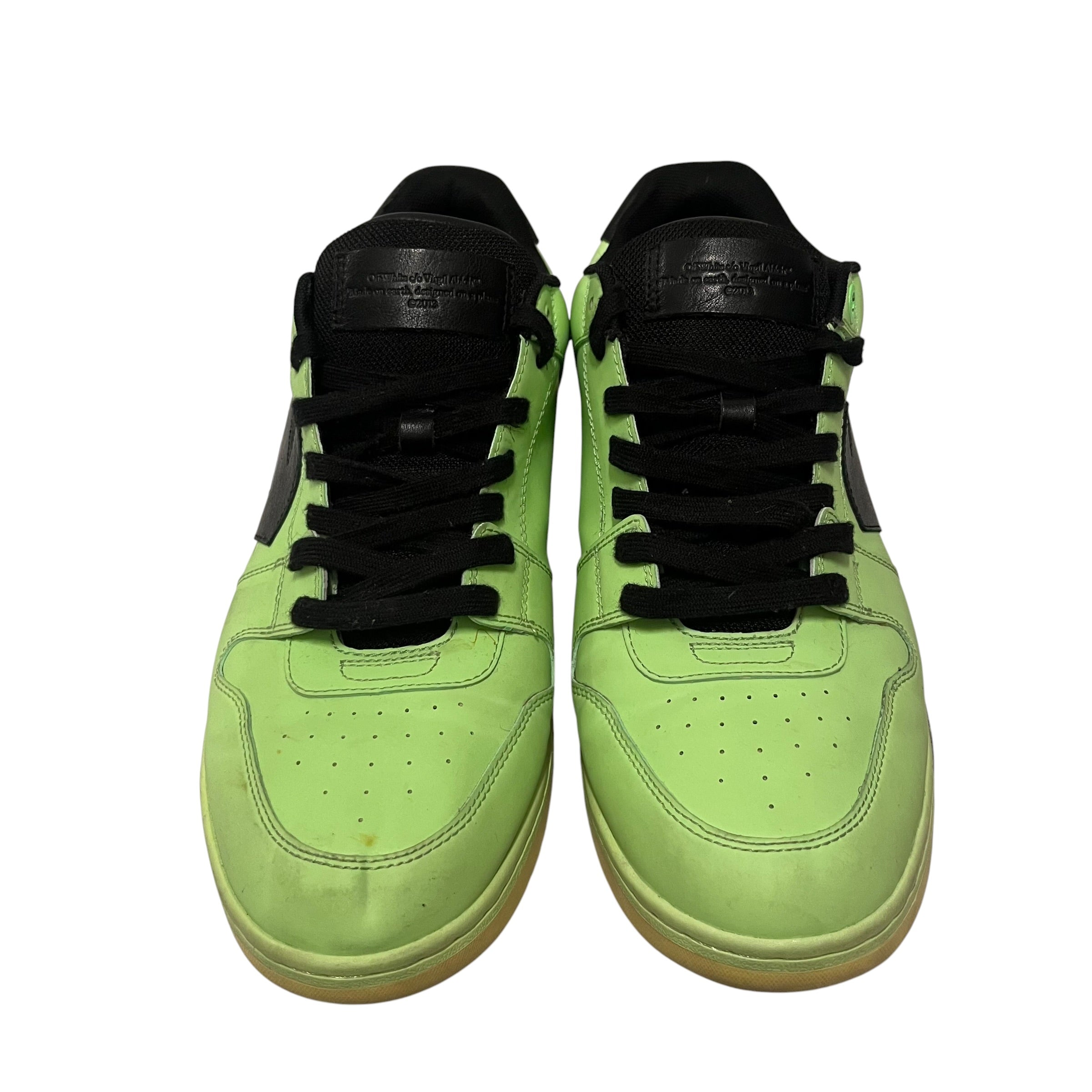 OFF-WHITE/Low-Sneakers/EU 45/Leather/GRN/FLUORESCENT UV REACTIVE view 3