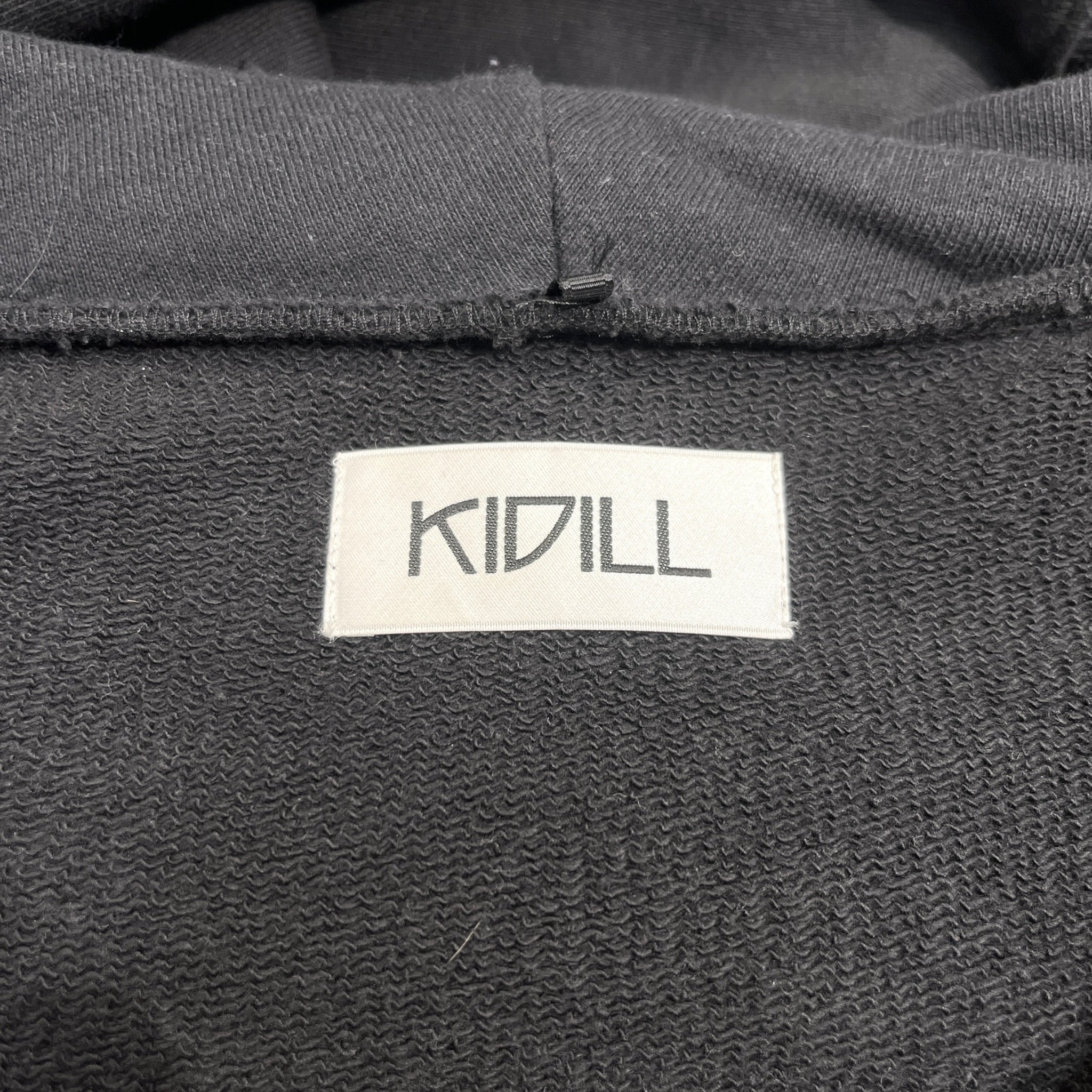 KIDILL/Zip Up Hoodie/Cotton/BLK/Oversize/BUNNY RIBBON ZIP PARKA view 3